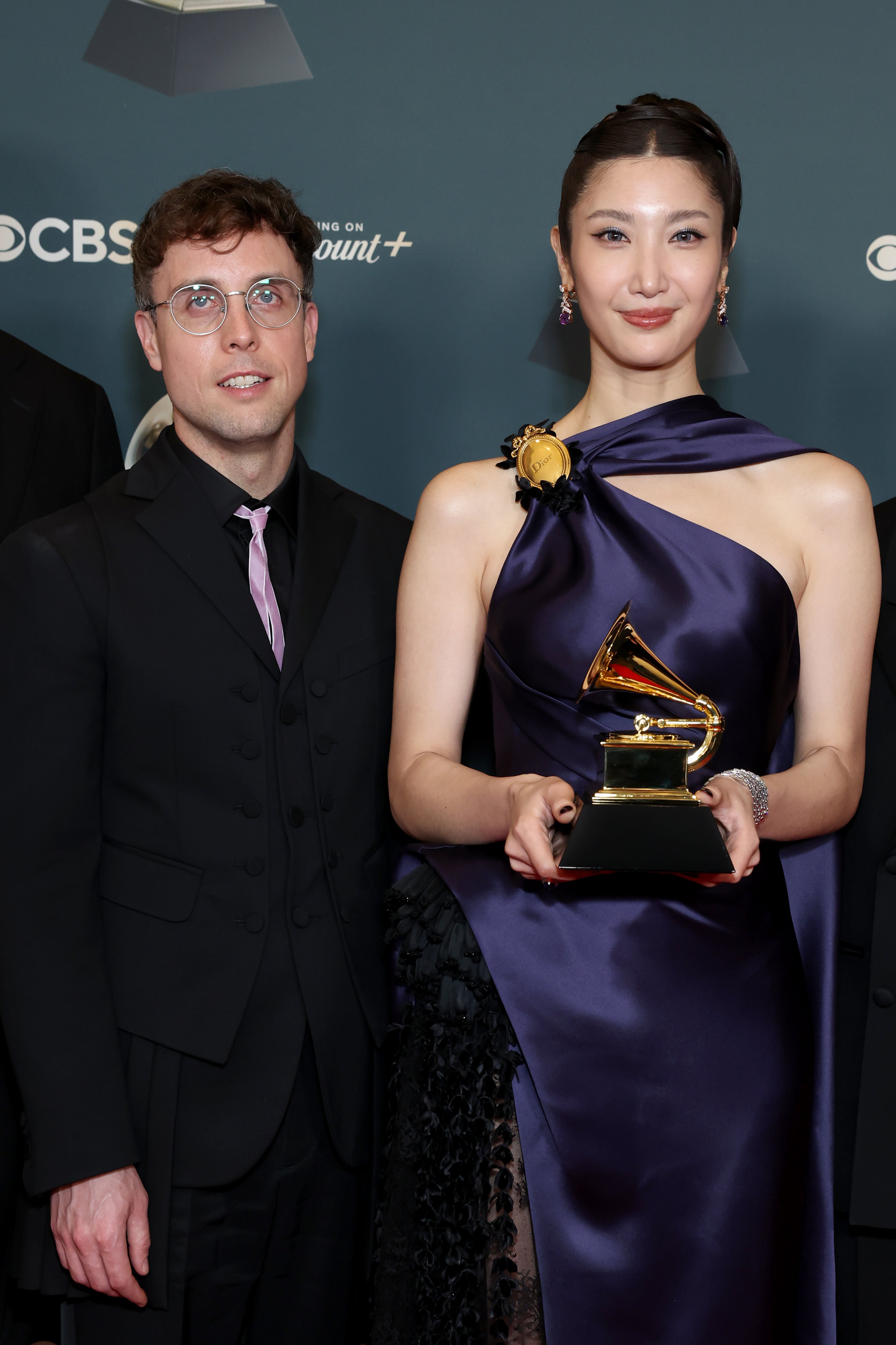 Mark Sonnenblick and EJAE, winners of best song written for visual media for "Golden" from KPop Demon Hunters