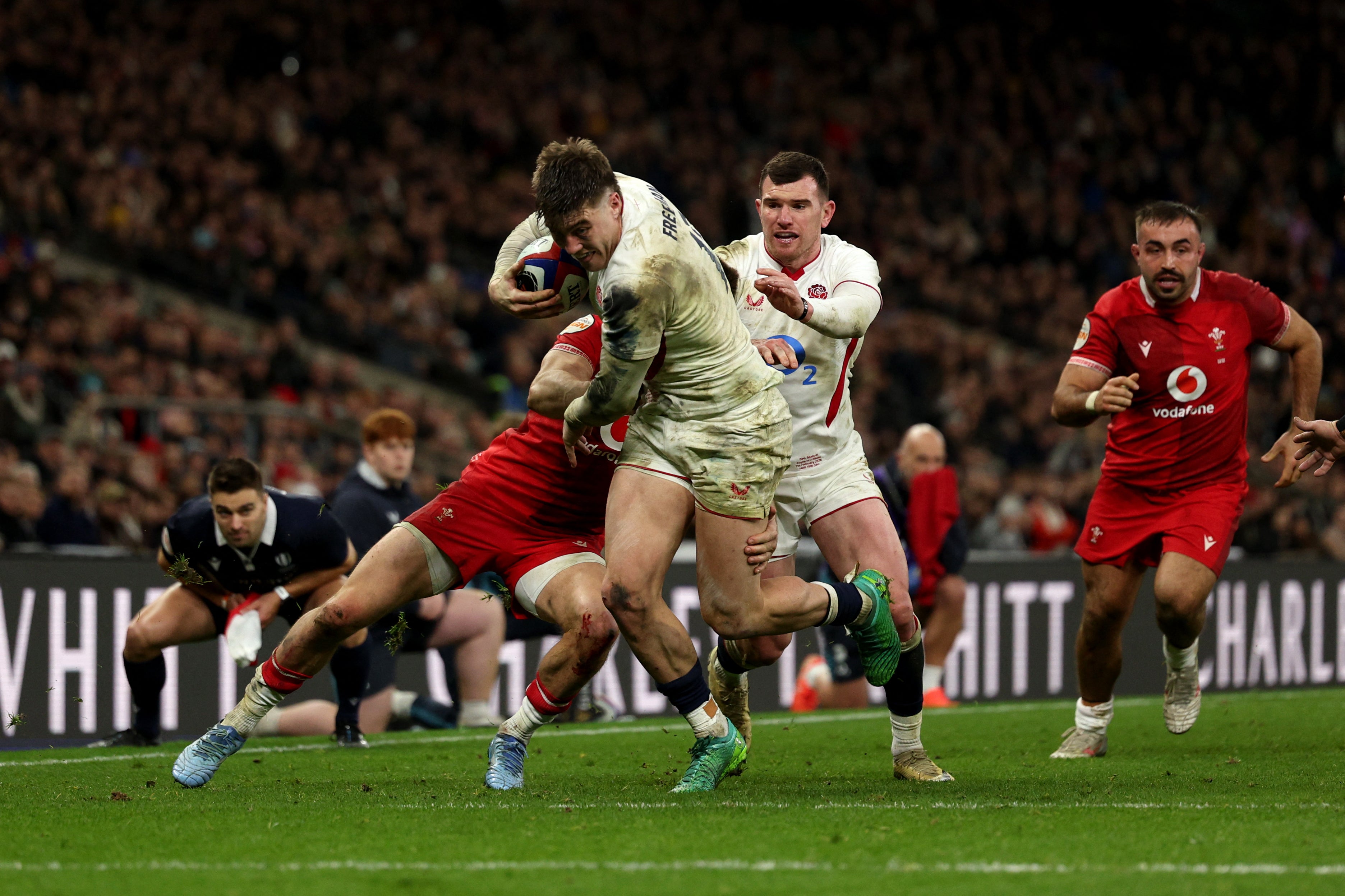 Tommy Freeman impressed against Wales and scored a try for the seventh consecutive Six Nations match