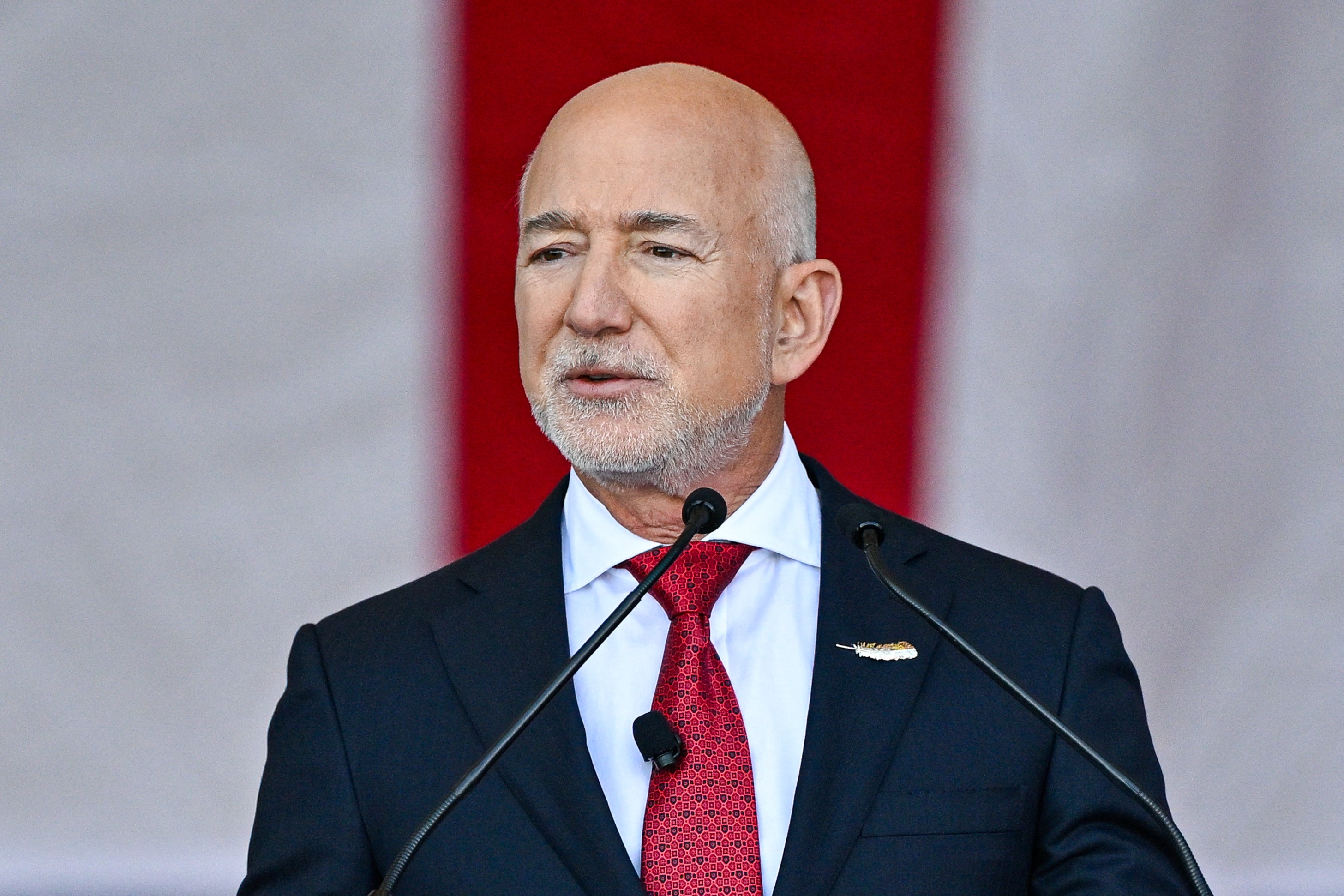 Award-winning editor Tina Brown has laid into Washington Post owner Jeff Bezos and ex-publisher Will Lewis, whom she called a 'junket schmoozer,' over the gutting of one-third of the newspaper’s staff