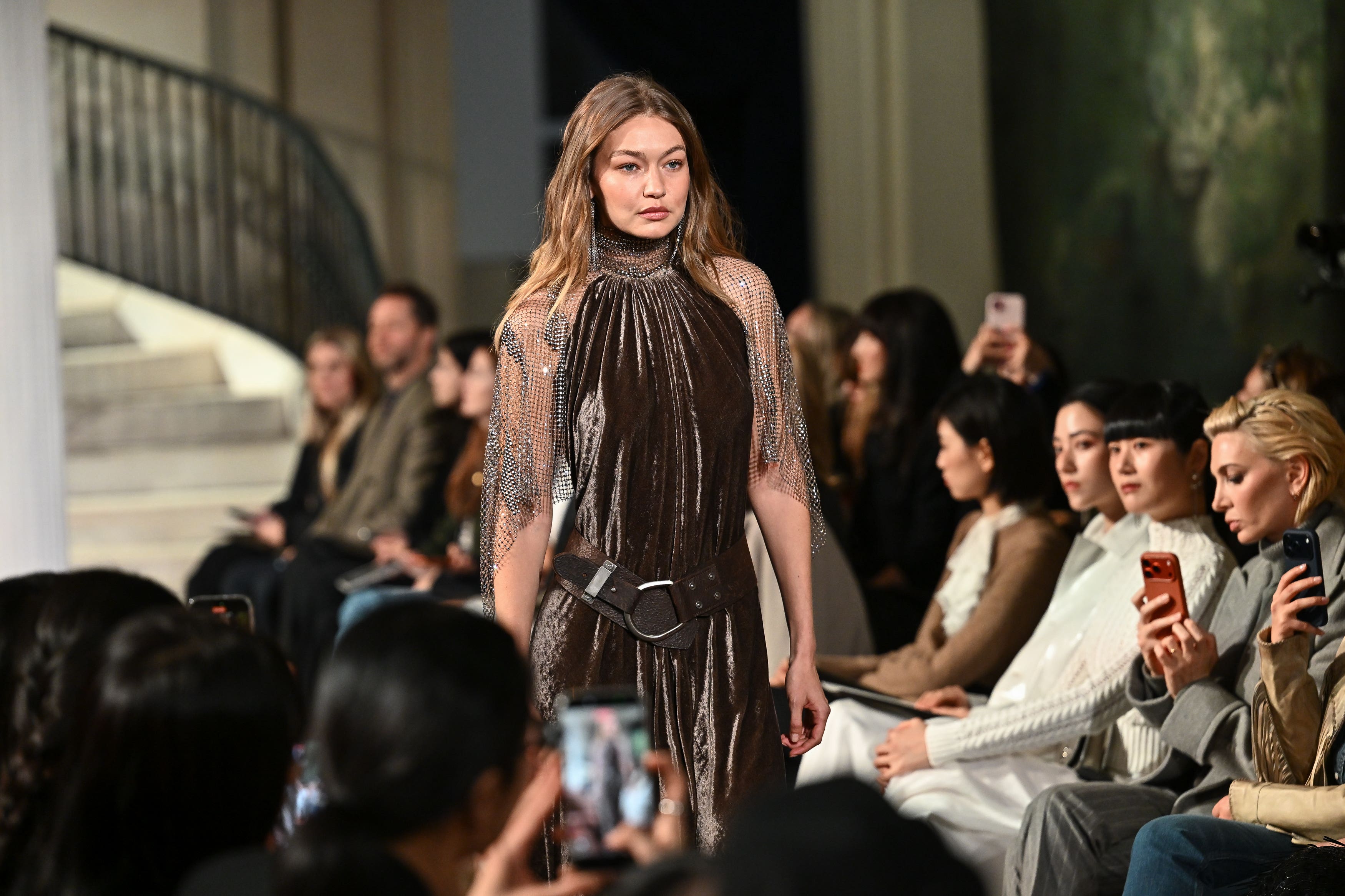 Gigi Hadid opened and closed the Ralph Lauren AW26 show (Evan Agostini/Invision/AP)