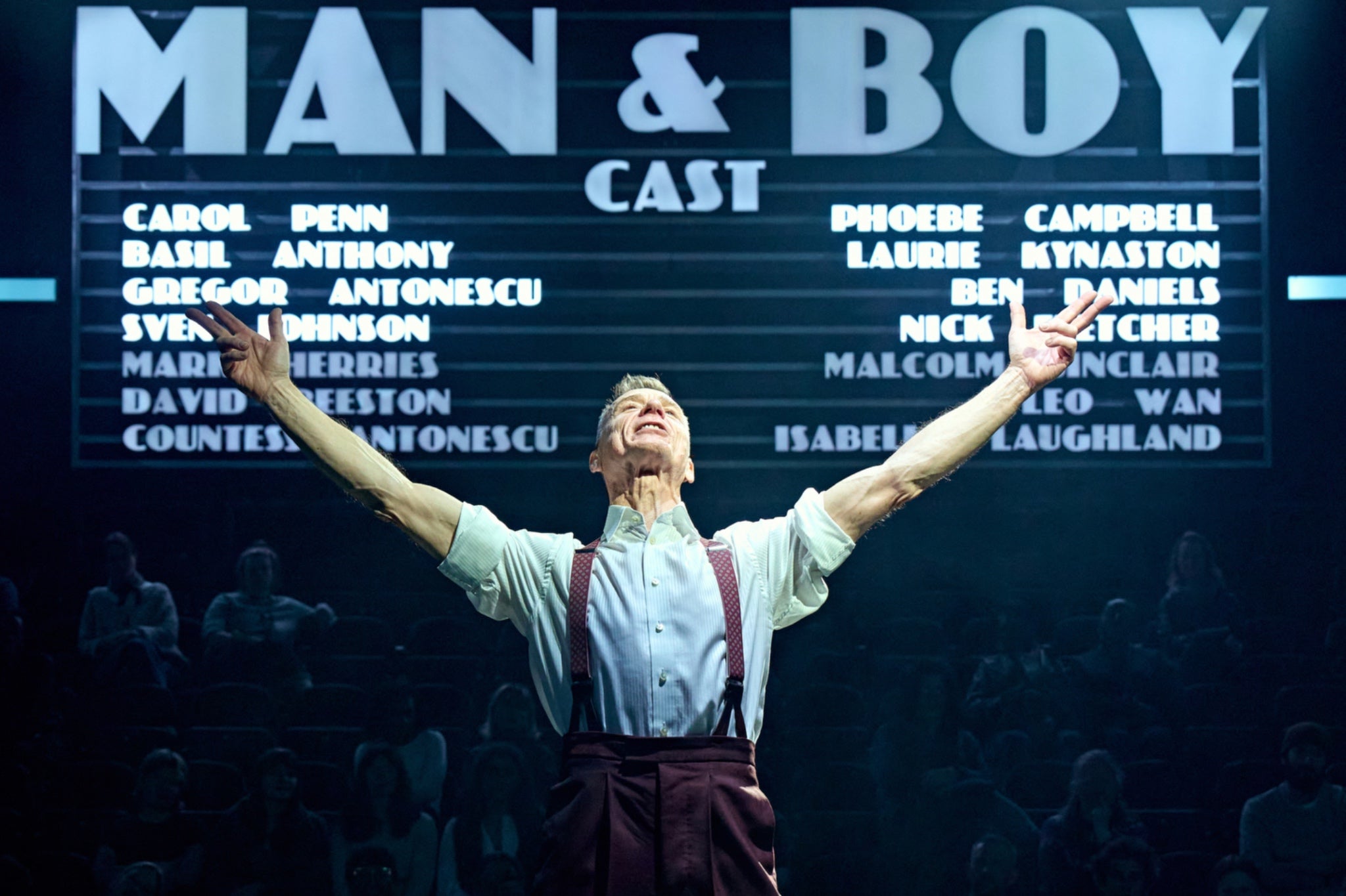 Ben Daniels (Gregor Antonescu) in ‘Man and Boy’ at the National Theatre