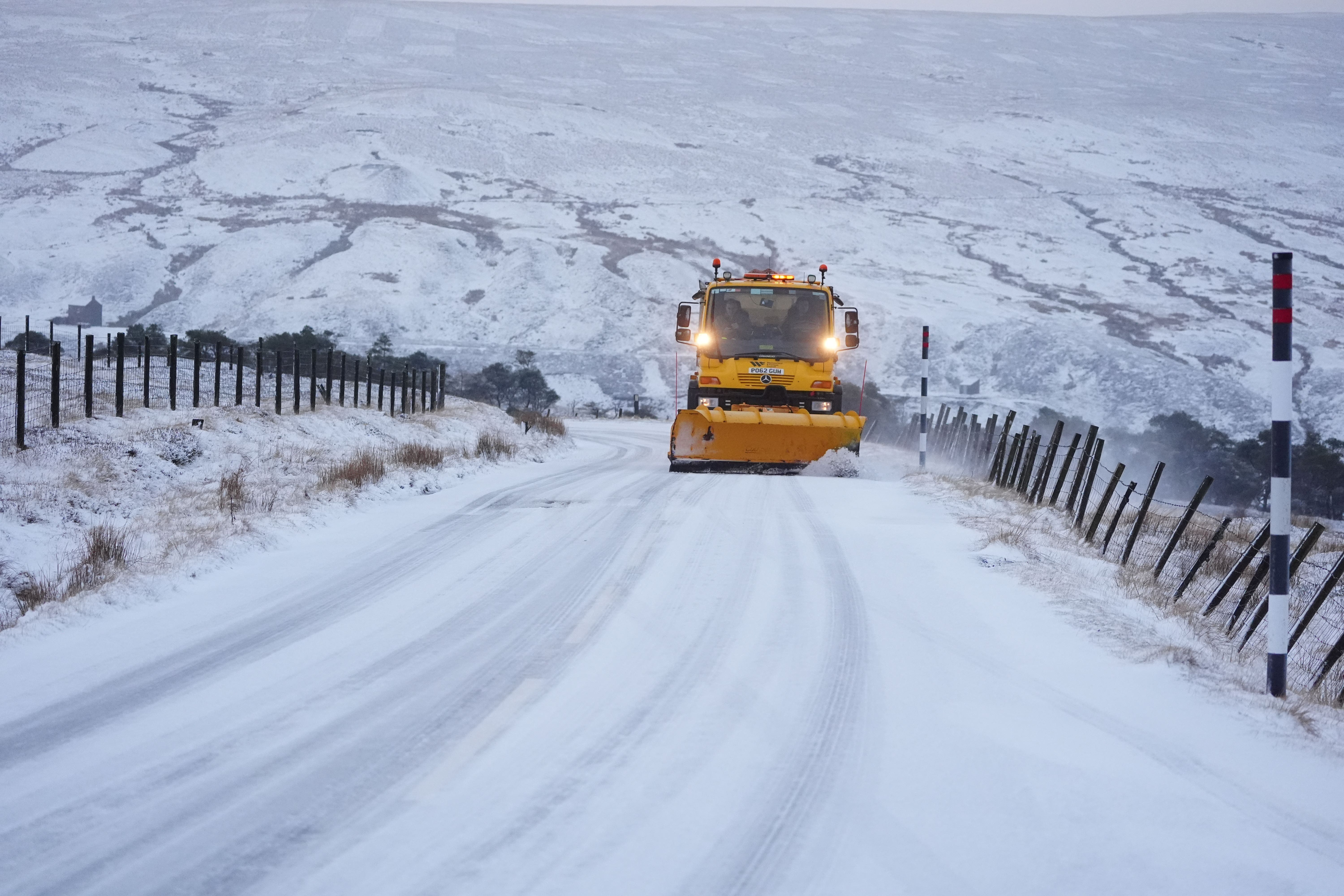 Forecasters are warning of snow (Owen Humphreys/PA)