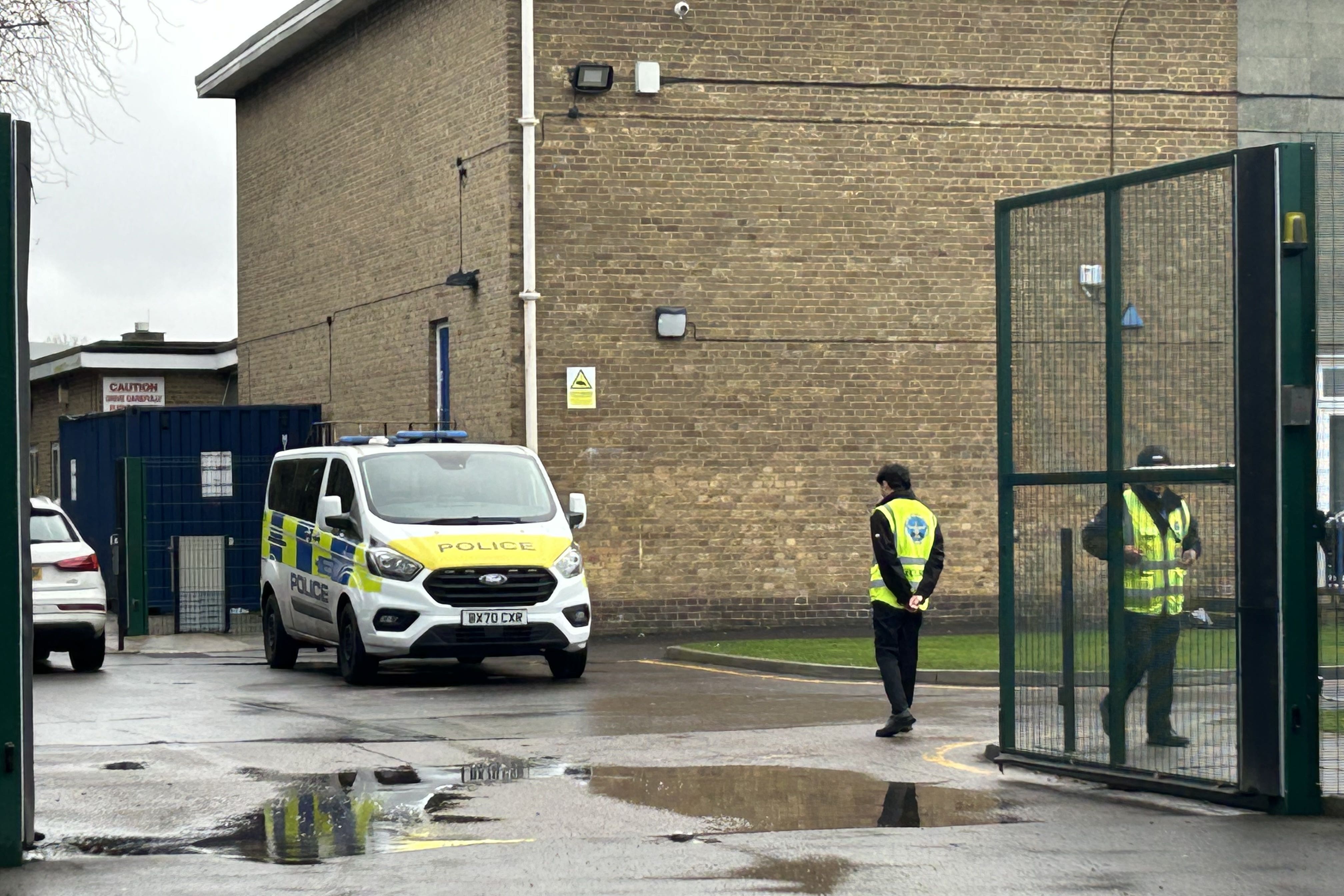 The lower school in Brent remained closed on Wednesday after the double stabbing