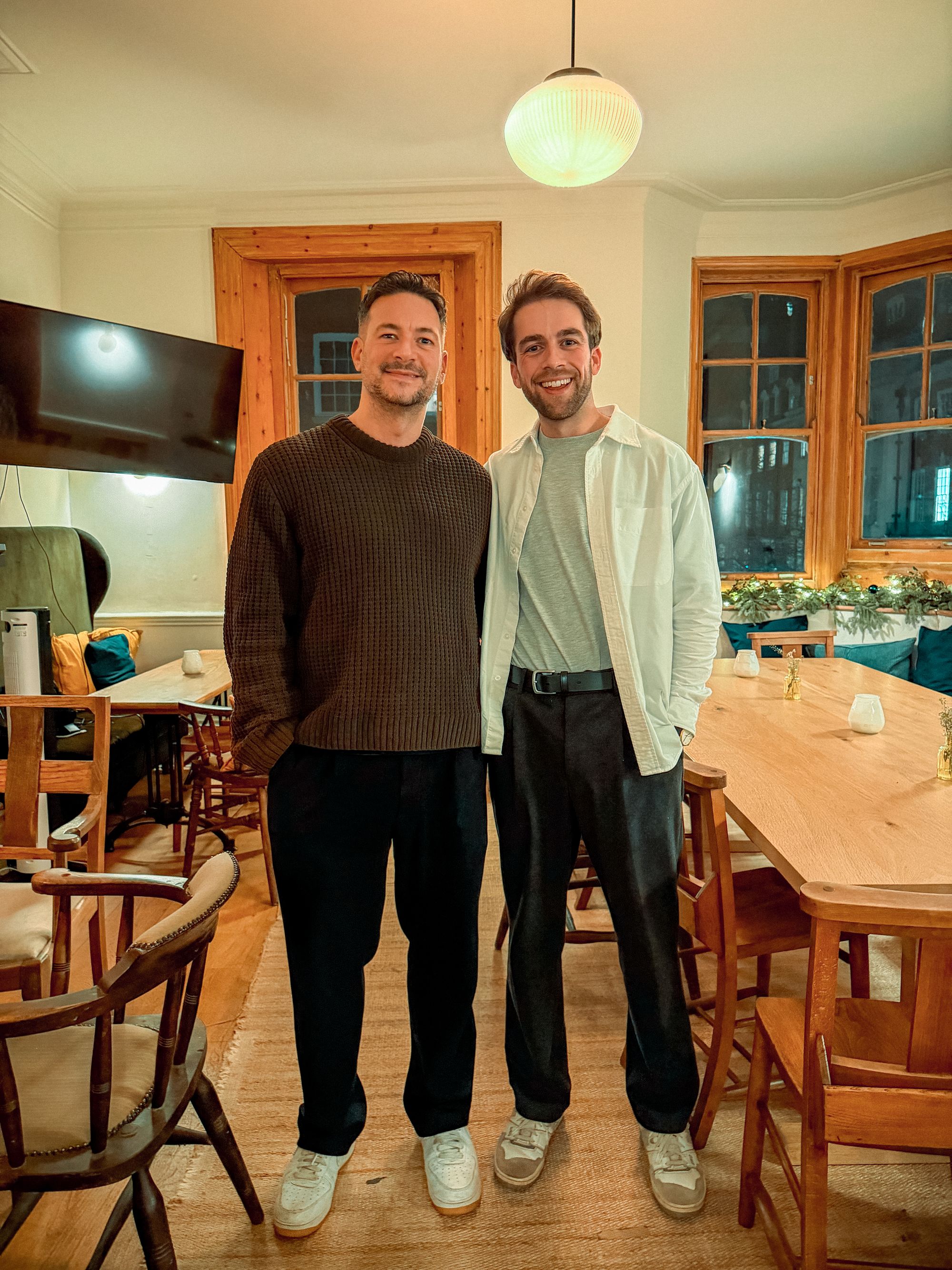 Tom and Dan set up ‘Shoulder to Shoulder’ together to help men connect