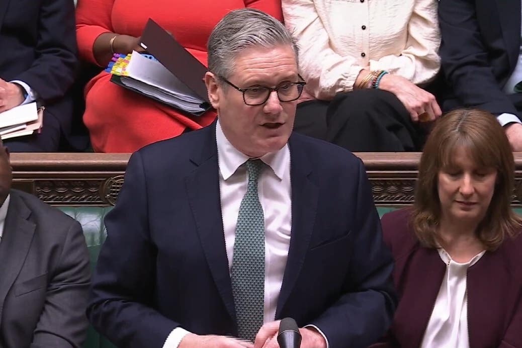 Sir Keir Starmer speaking during Prime Minister’s Questions (House of Commons/UK Parliament)