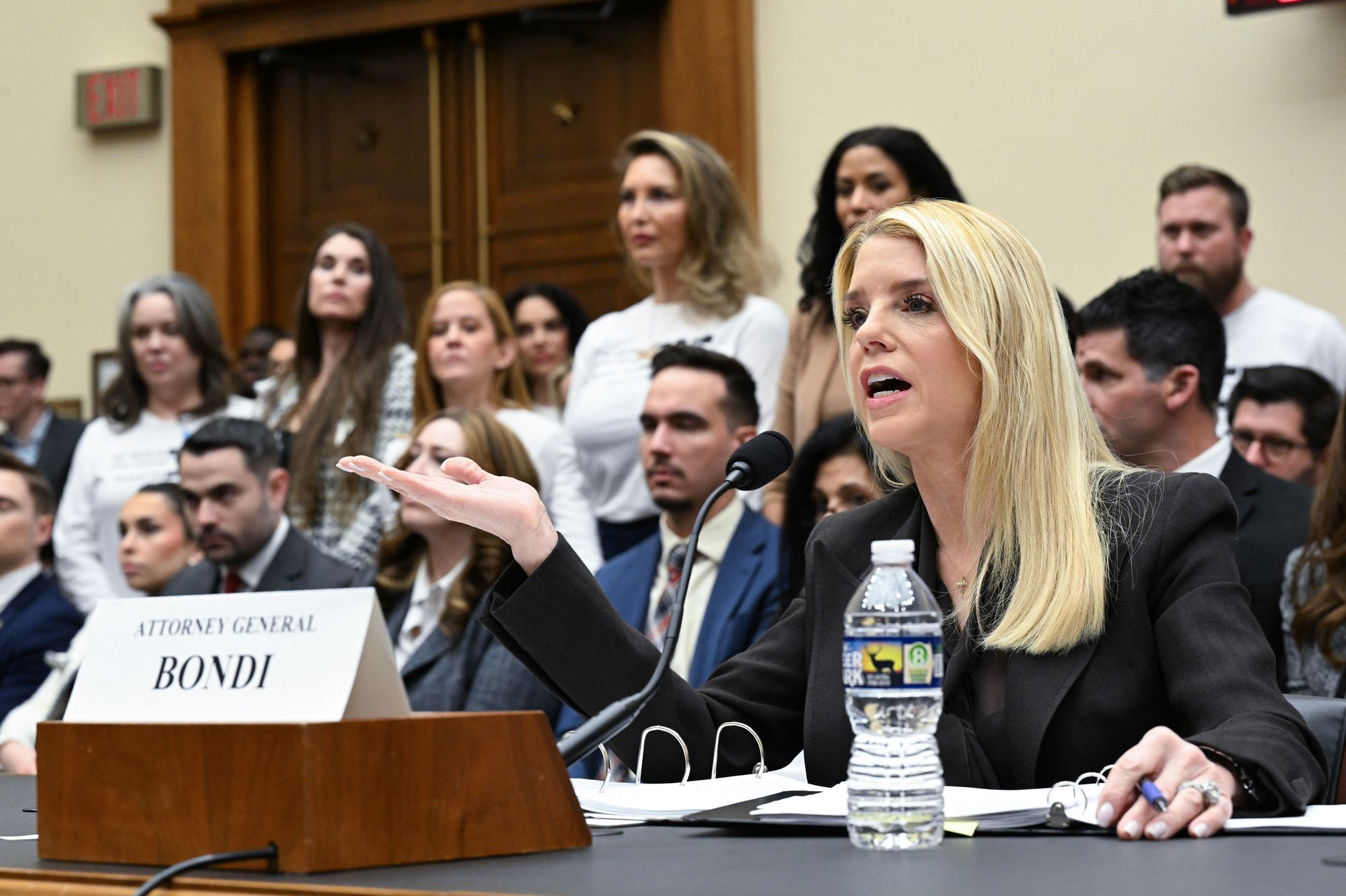 Attorney General Pam Bondi committed to unredacting the names of predators whose identities may currently be blocked off in the Epstein files.