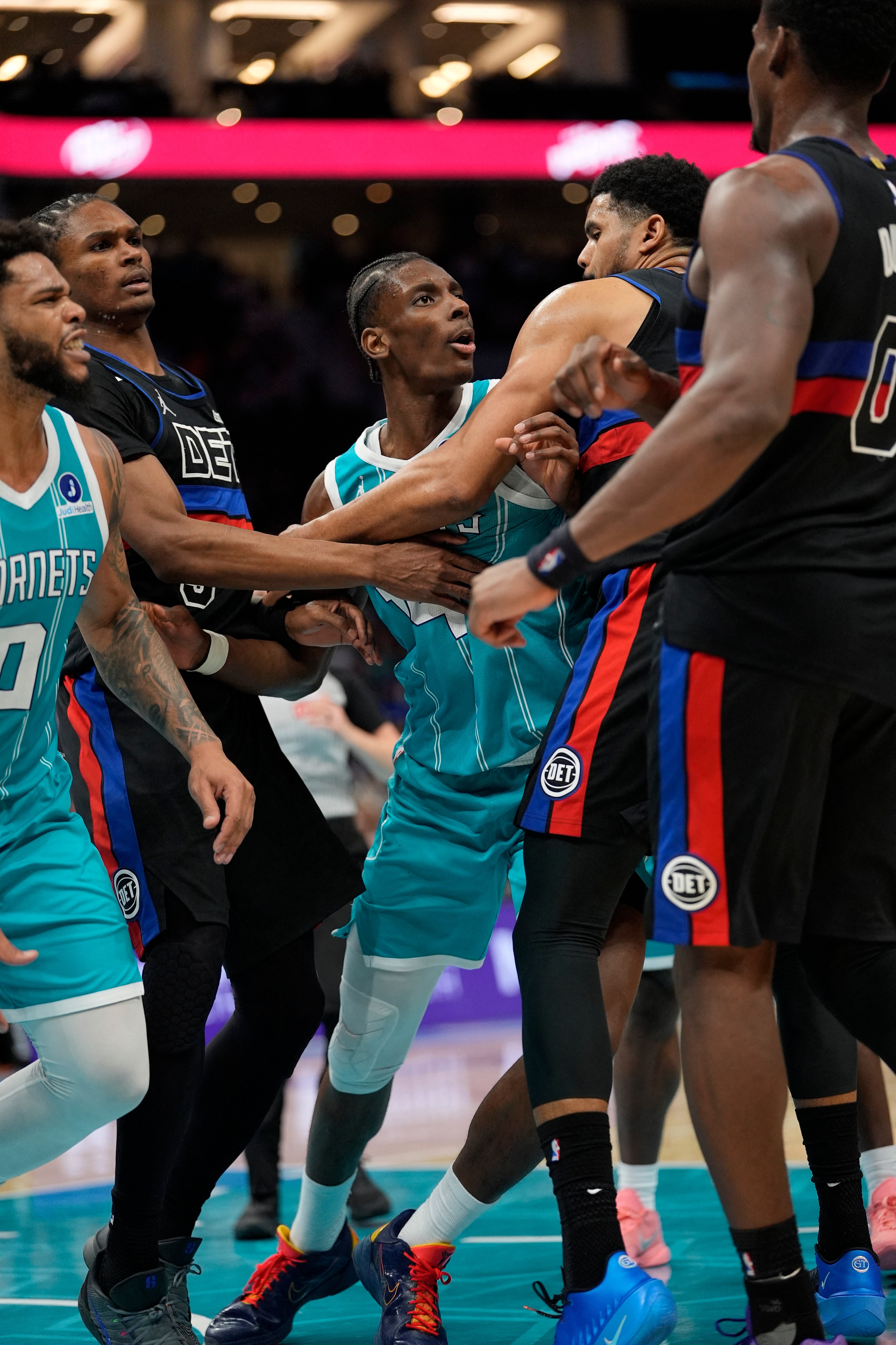 A mass brawl took place during Monday's game