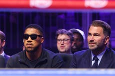 Eddie Hearn ‘expects’ Anthony Joshua to fight again but offers warning to fans