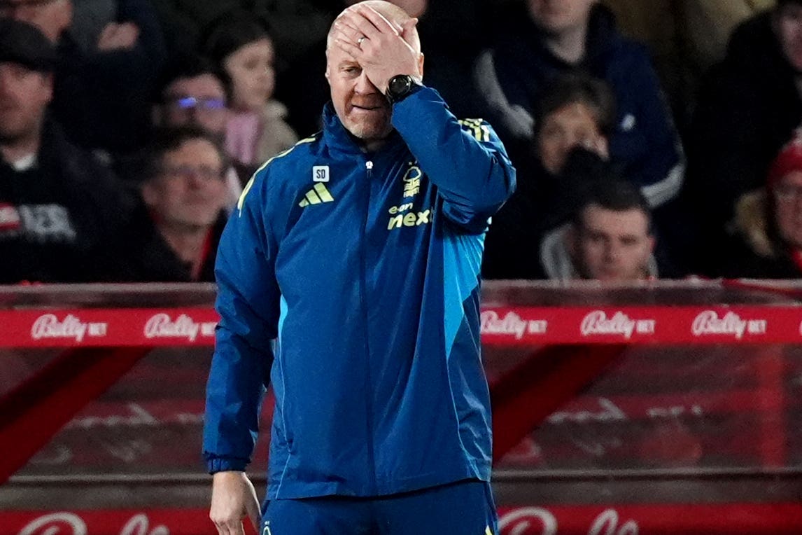 Sean Dyche is under pressure at Nottingham Forest (Mike Egerton/PA)