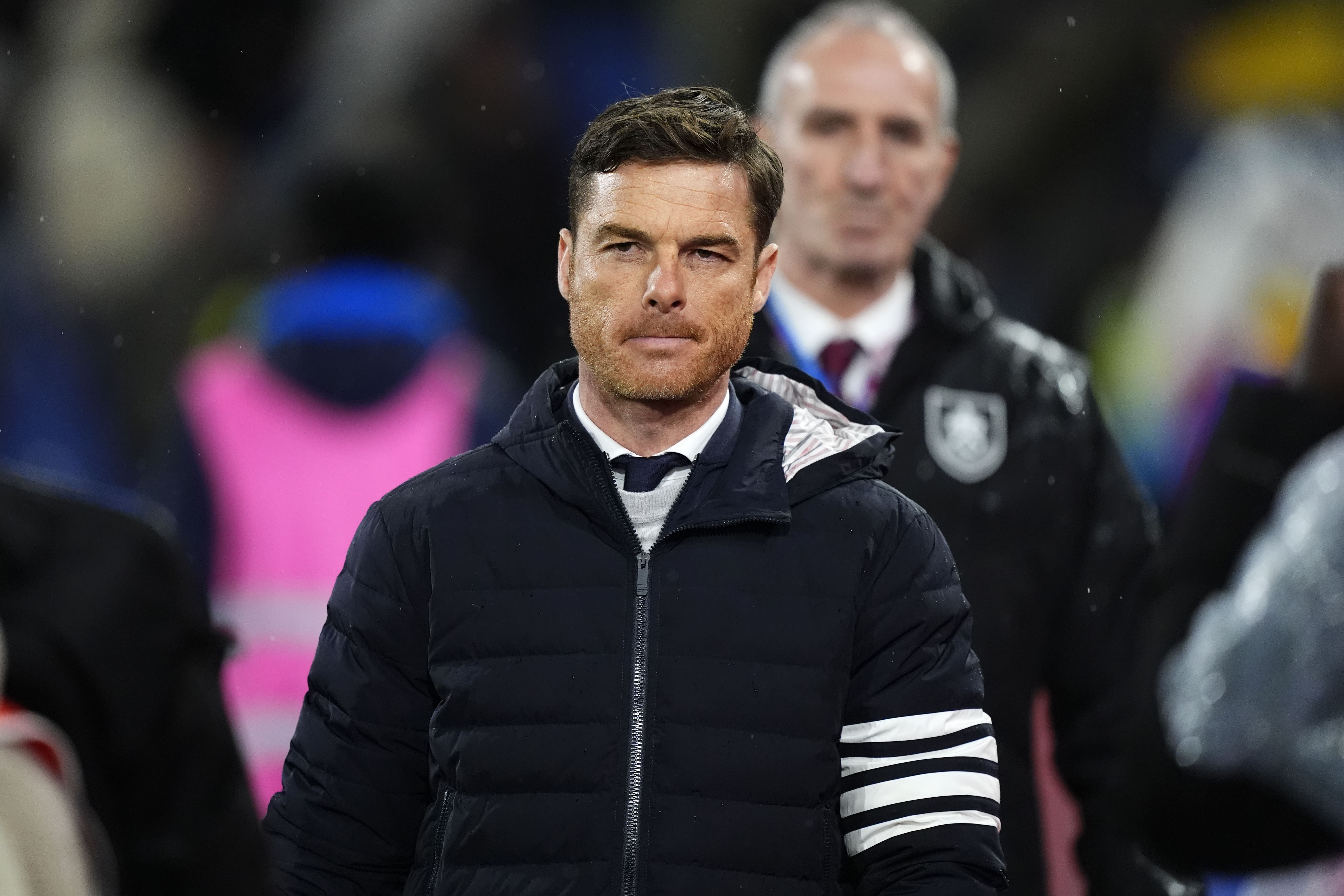 Scott Parker on the touchline (Jordan Pettitt/PA)
