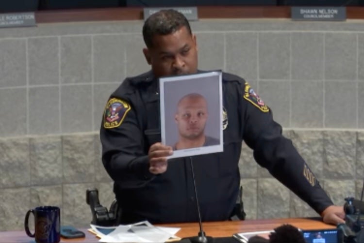 Police say ICE background checker Brashad Johnson, a 36-year-old from Maple Grove, Minnesota, was arrested in a prostitution sting