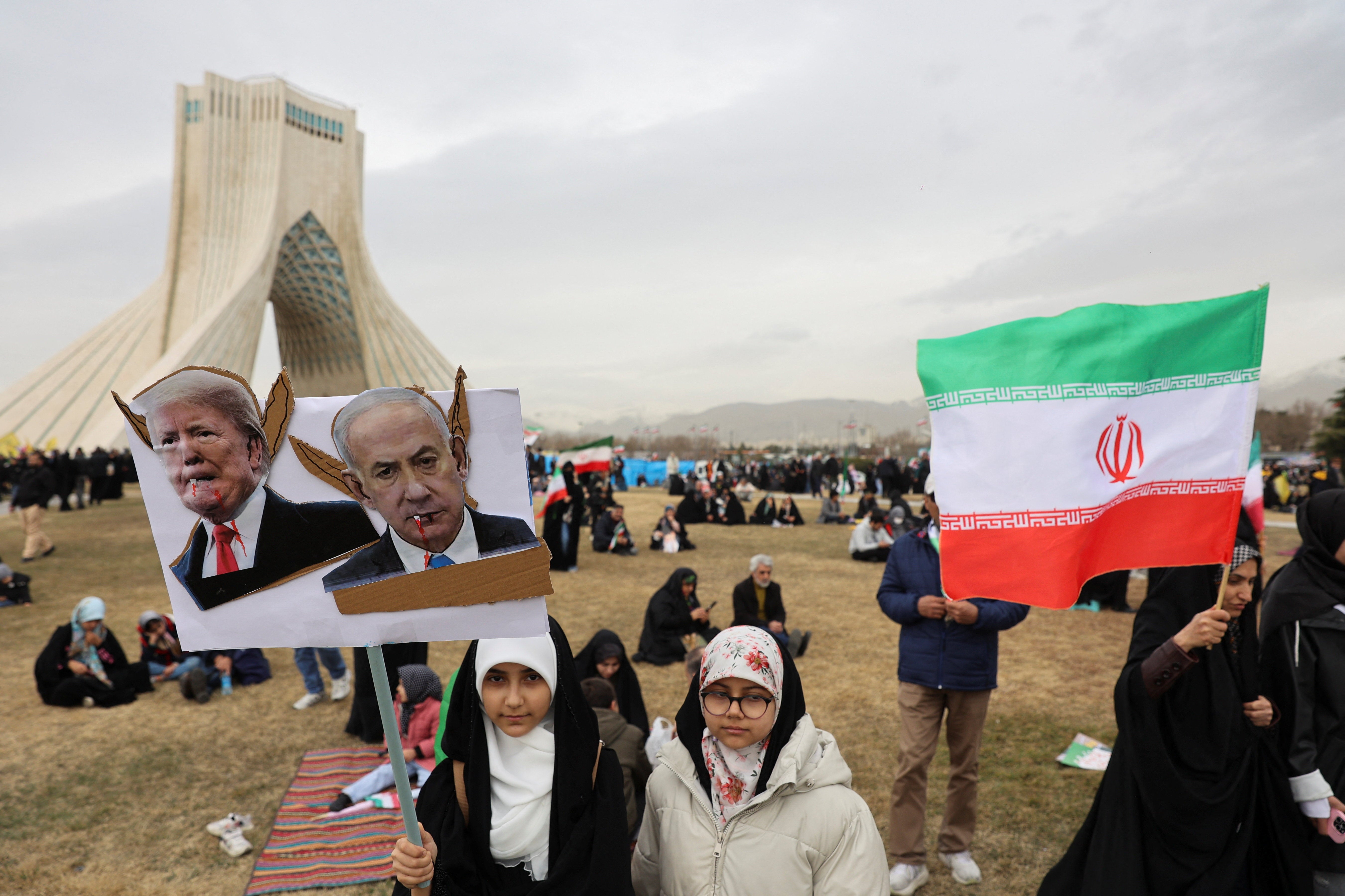 Donald Trump and Benjamin Netanyahu were set to meet on Wednesday to discuss Iran’s nuclear programme