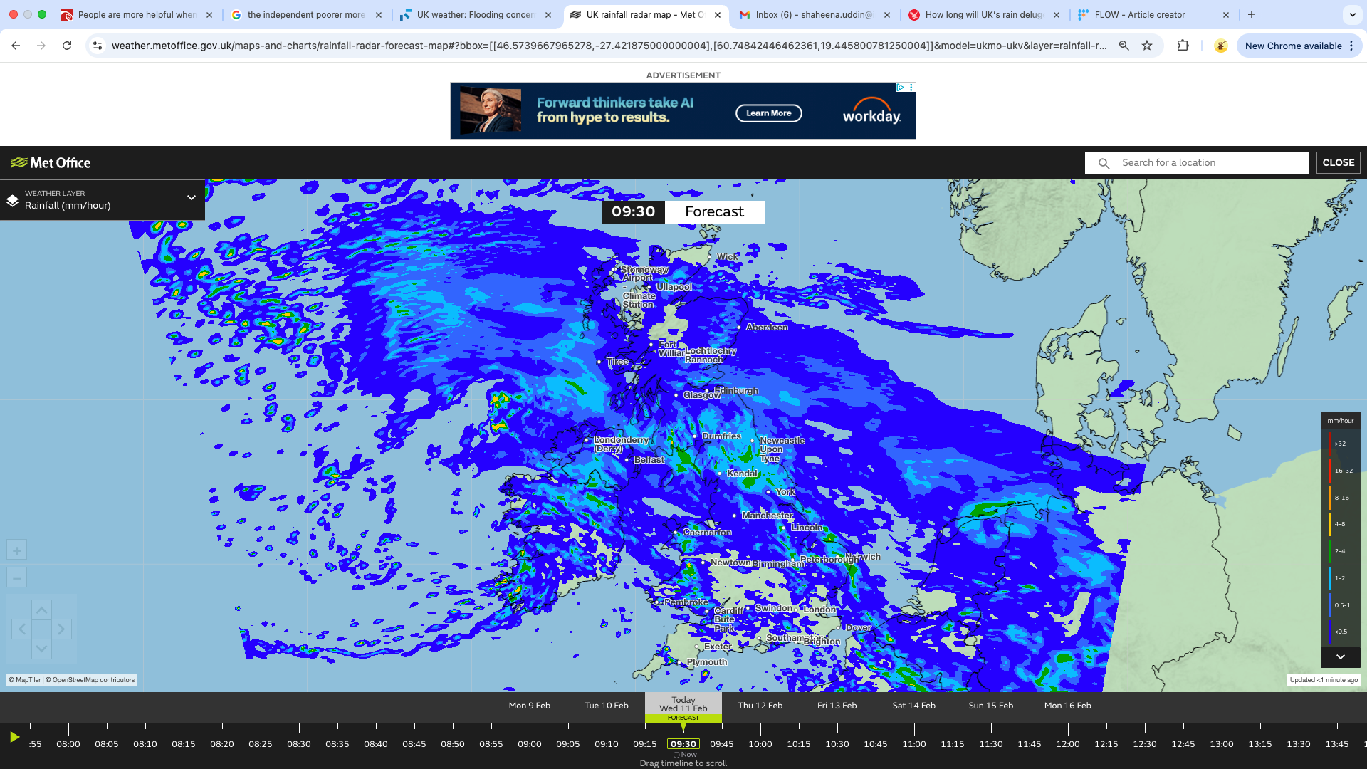 Dozens of flood warnings and 151 flood alerts are in place for England – issued by the Environment Agency on Wednesday morning