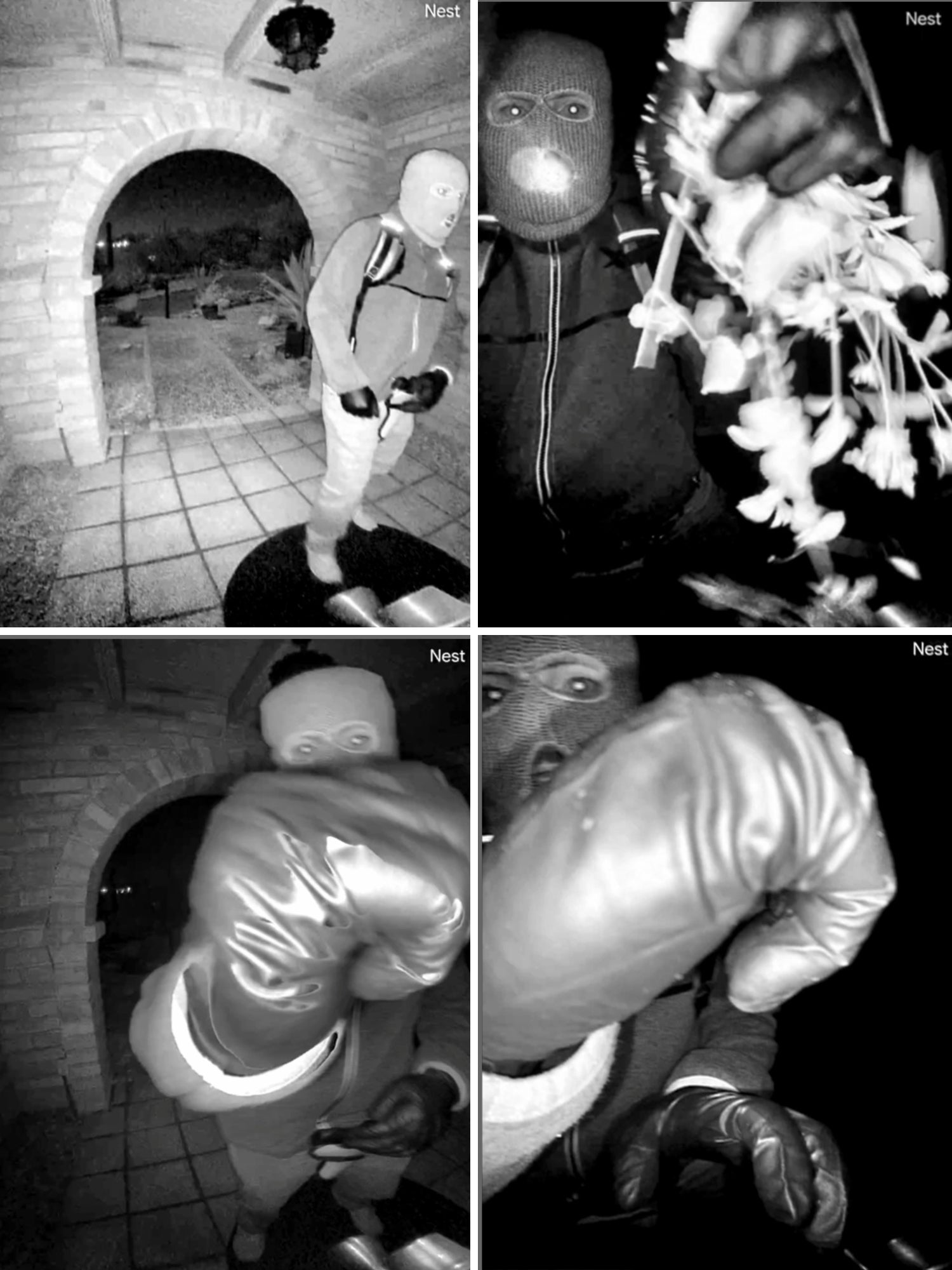 Surveillance footage from Guthrie’s home the night she went missing shows a masked man outside her door