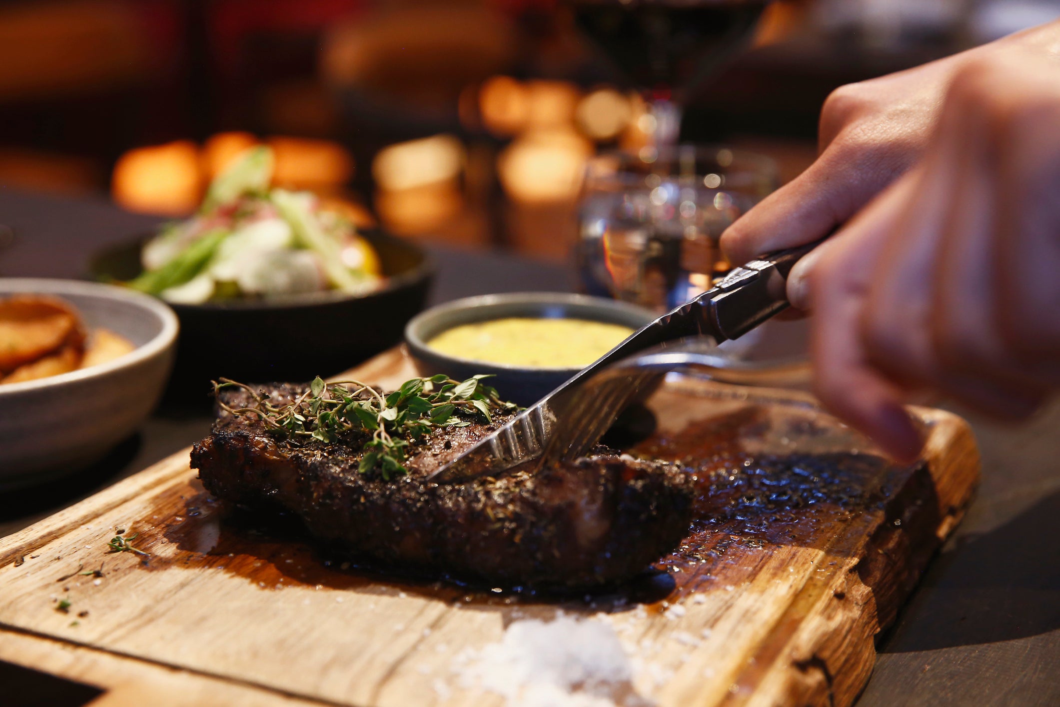 Steak is the great romantic minefield. Rare suggests confidence, medium rare diplomacy, well done… a worldview your date may struggle to recover from