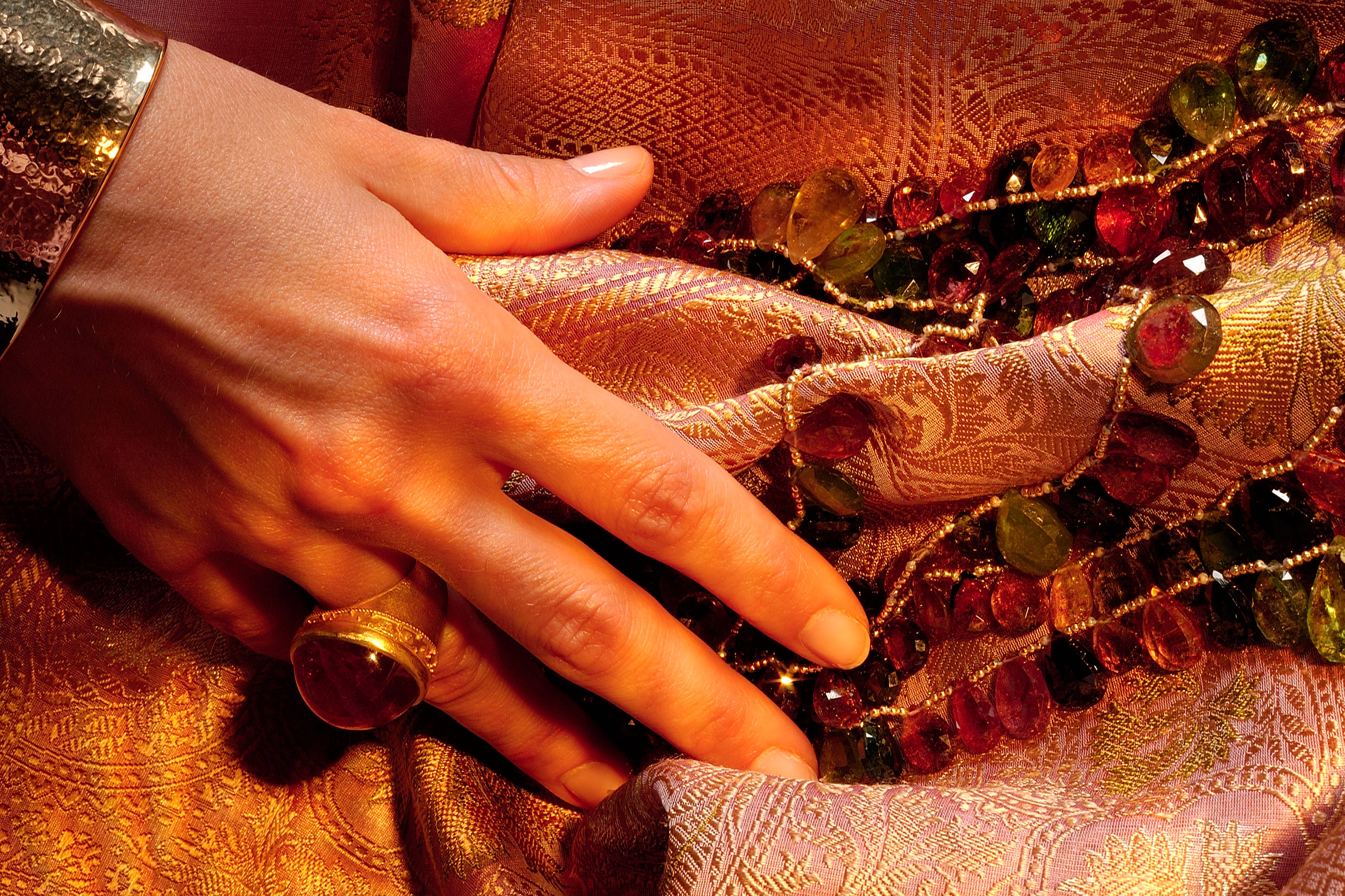 Desert diamonds are inspired by the natural shapes and earthy tones (Alamy/PA)