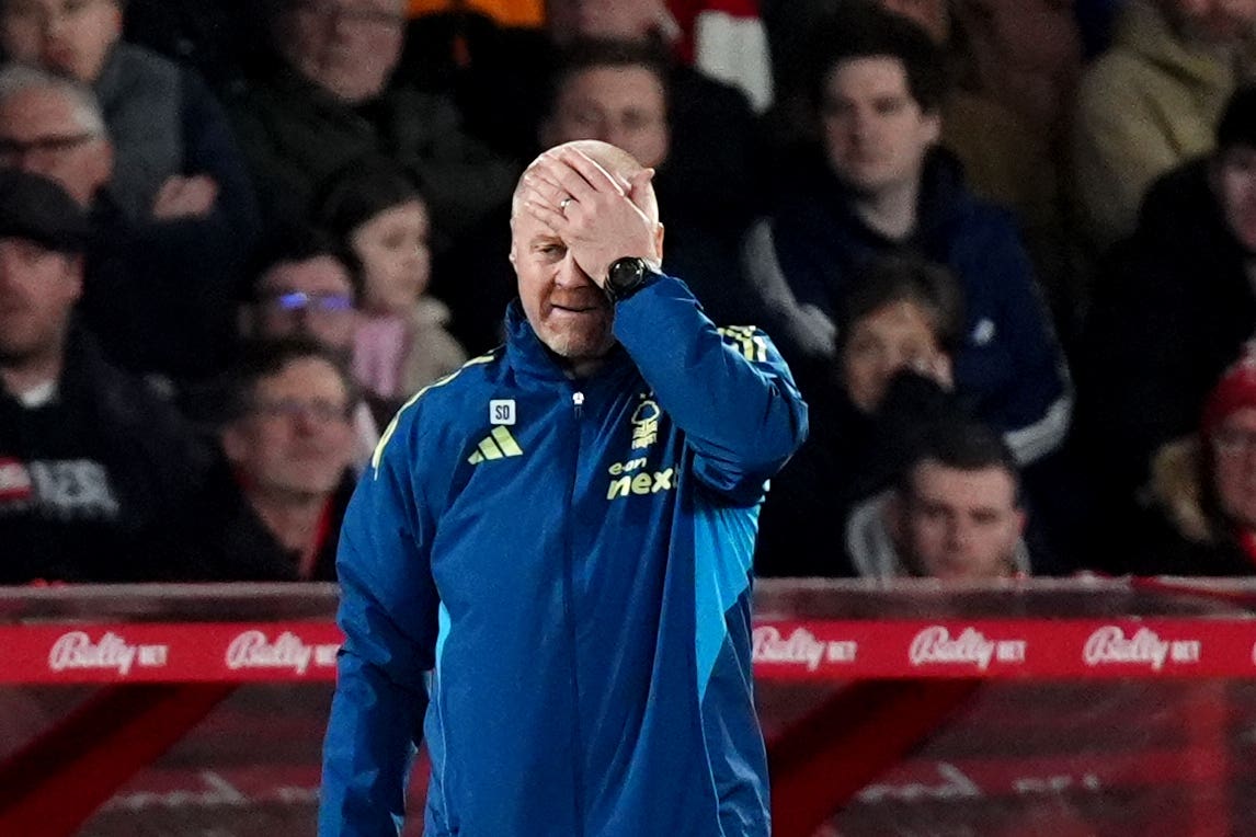 Sean Dyche was sacked by Nottingham Forest after midnight on Thursday (Mike Egerton/PA)