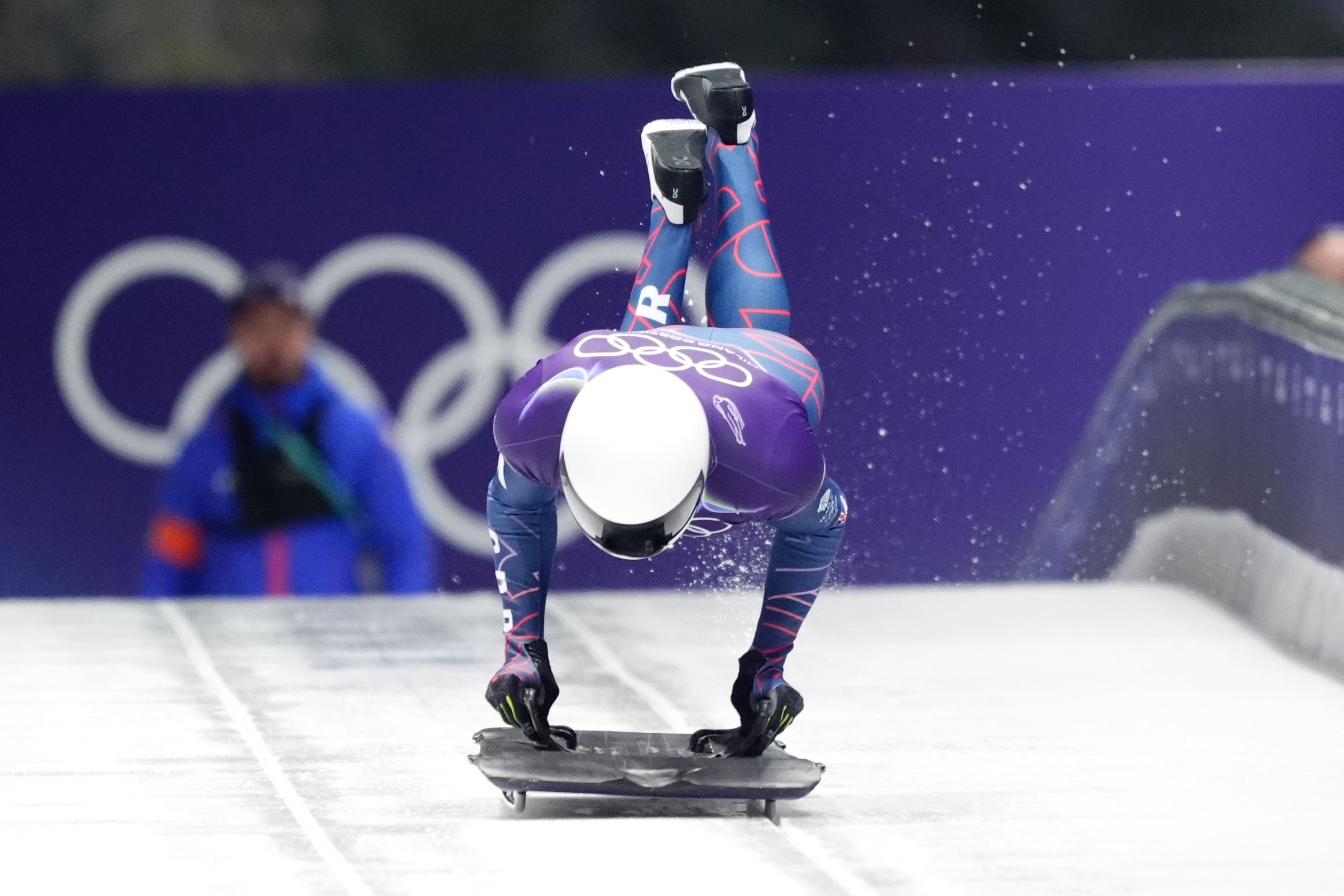 Matt Weston made a fine start to the men’s skeleton event (Andrew Milligan/PA)