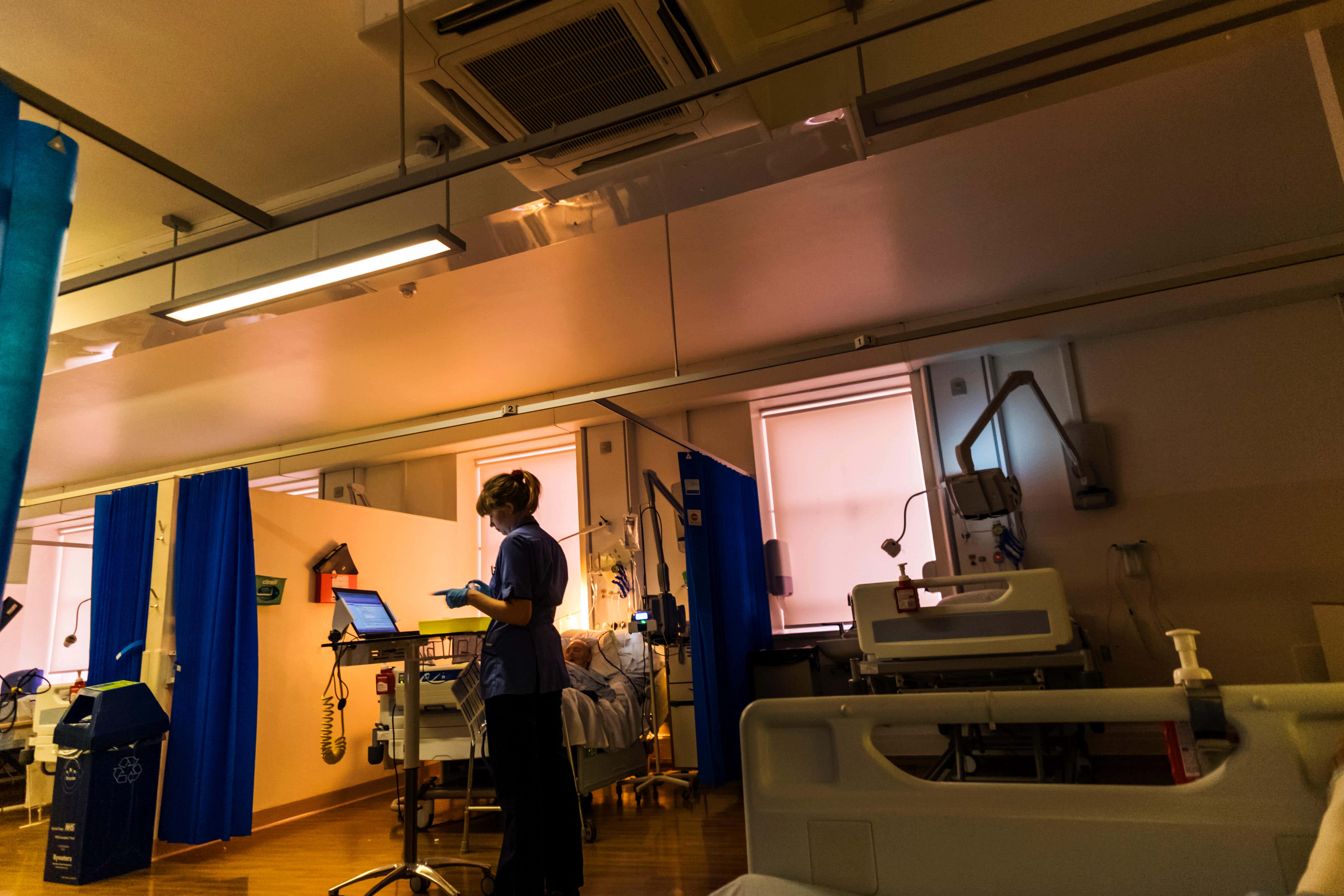 Long waits for A&E treatment in England have got worse, though the overall waiting list has fallen (Steve Vidler/Alamy)