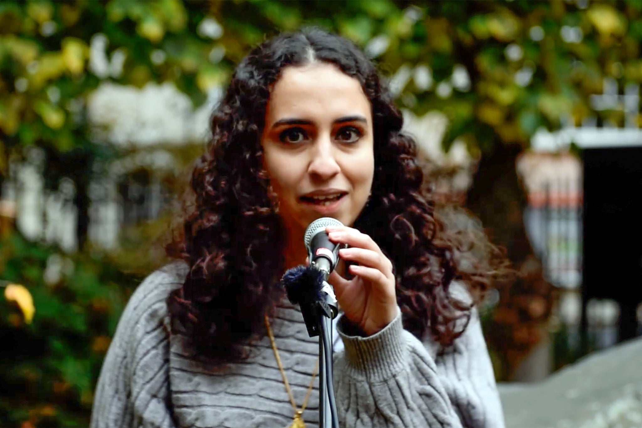 Huda Ammori, co-founder of Palestine Action, in 2021