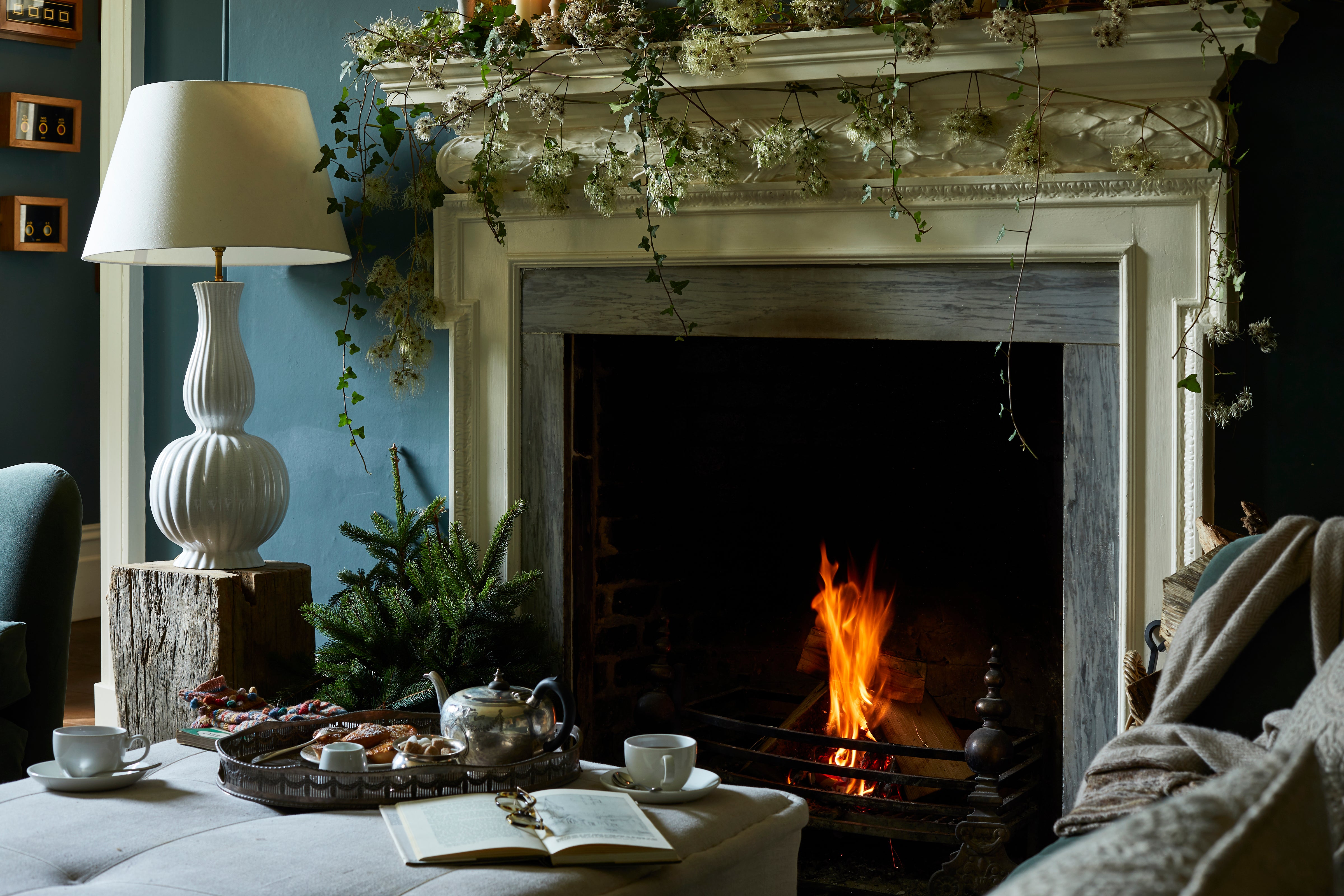 Spend afternoons by the fire at The Rectory Hotel