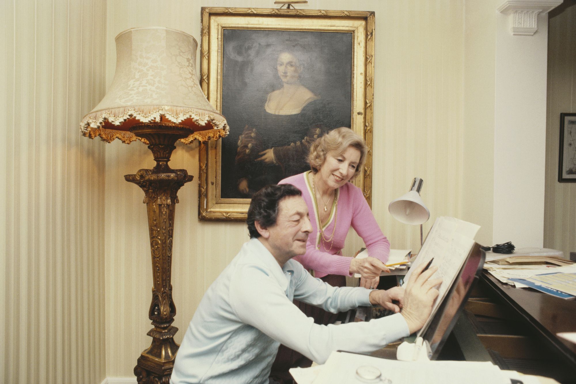 Dame Vera with her husband Harry in the 1970s