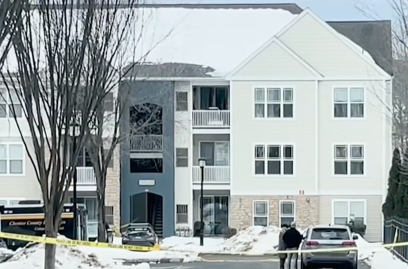 Police say Phillips stabbed his son in the abdomen and then carried him outside, leaving him in the snow