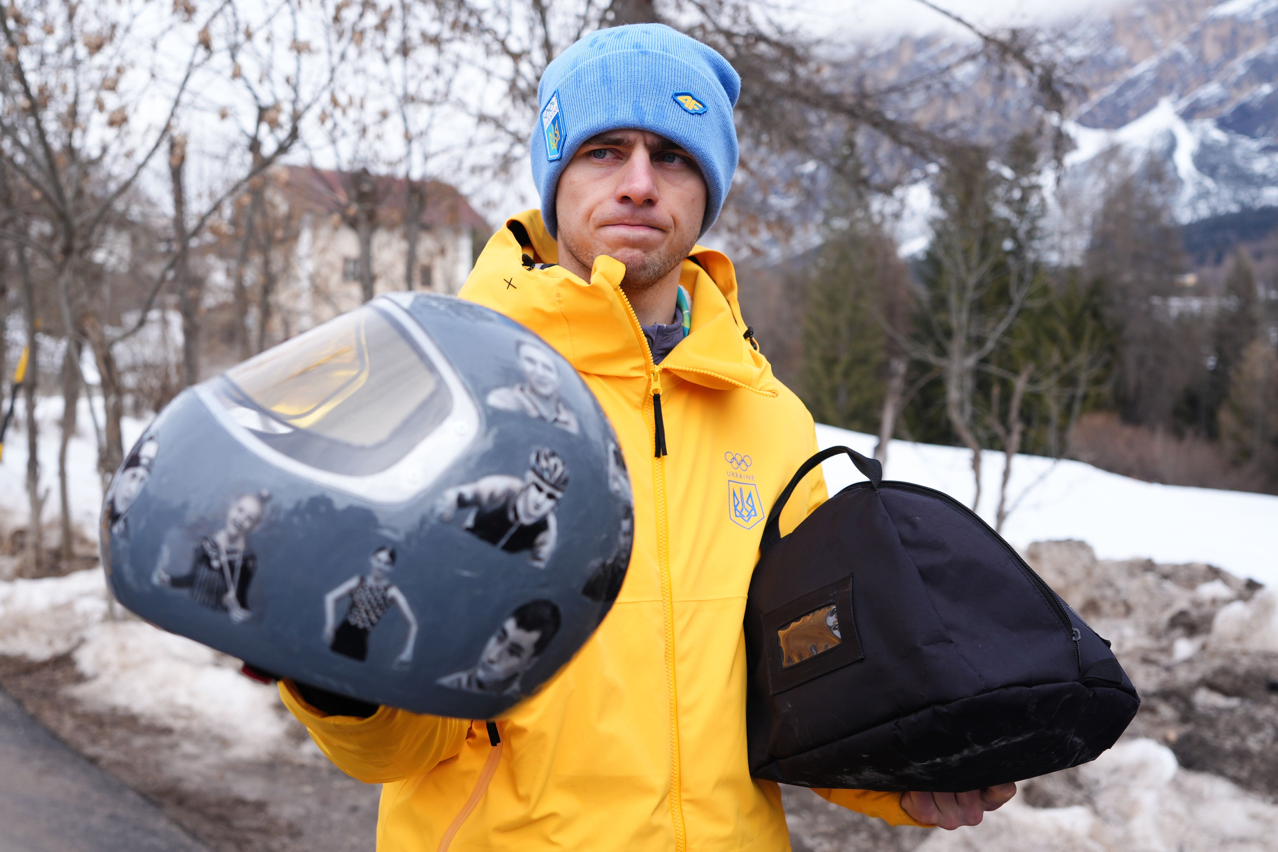 Vladyslav Heraskevych is planning a fundraiser for the families of fallen athletes (Andrew Milligan/PA)