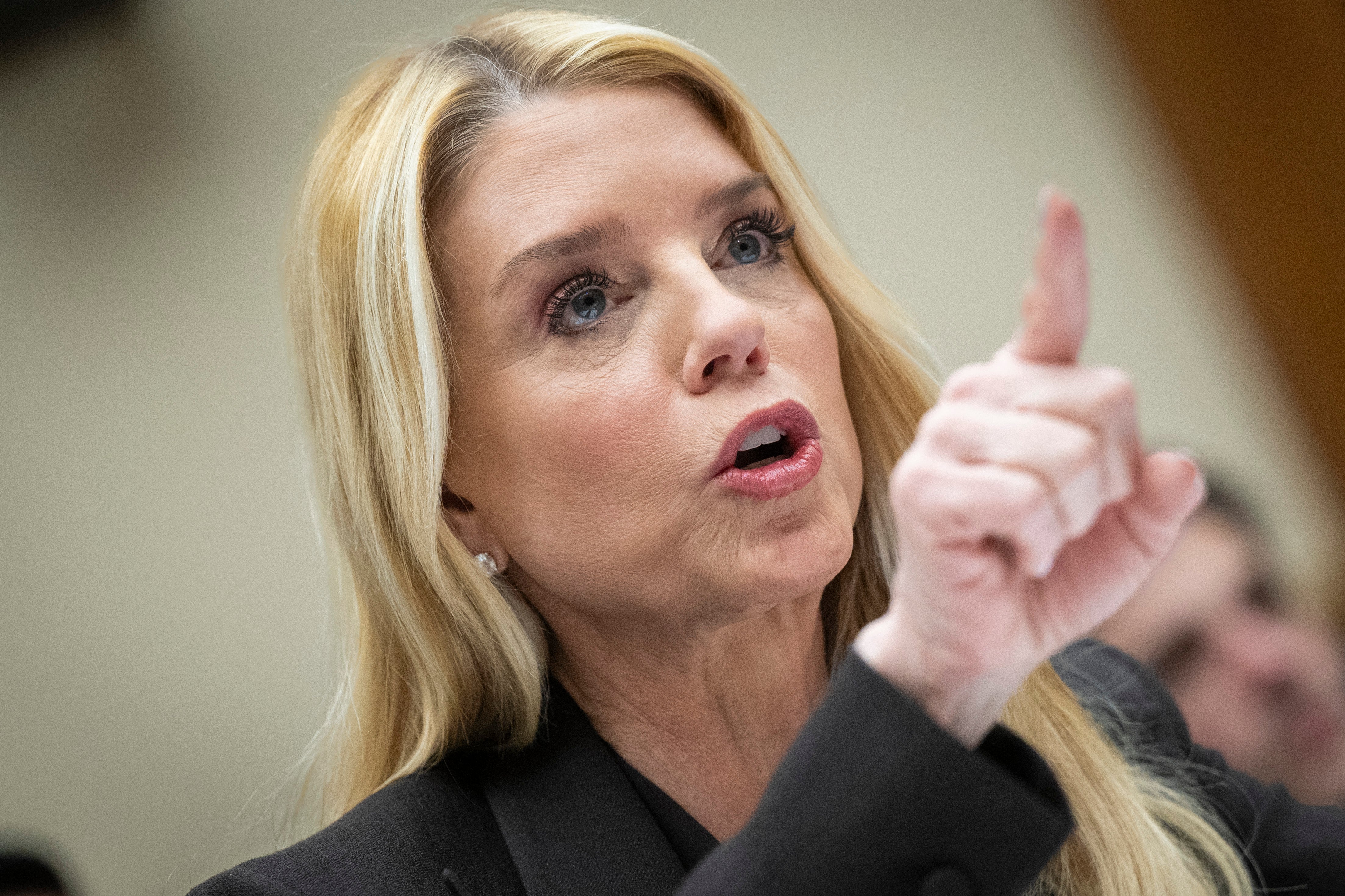 Attorney General Pam Bondi saw her odds spike on Polymarket to be the first of President Donald Trump’s cabinet to be ousted after a combative testimony on the late convicted sex offender Jeffrey Epstein