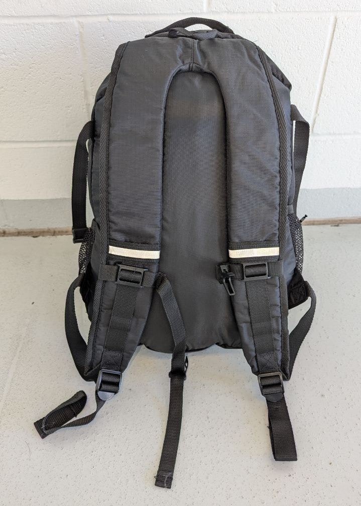 The suspect was seen 'wearing a black, 25-liter ‘Ozark Trail Hiker Pack’ backpack,' according to the agency