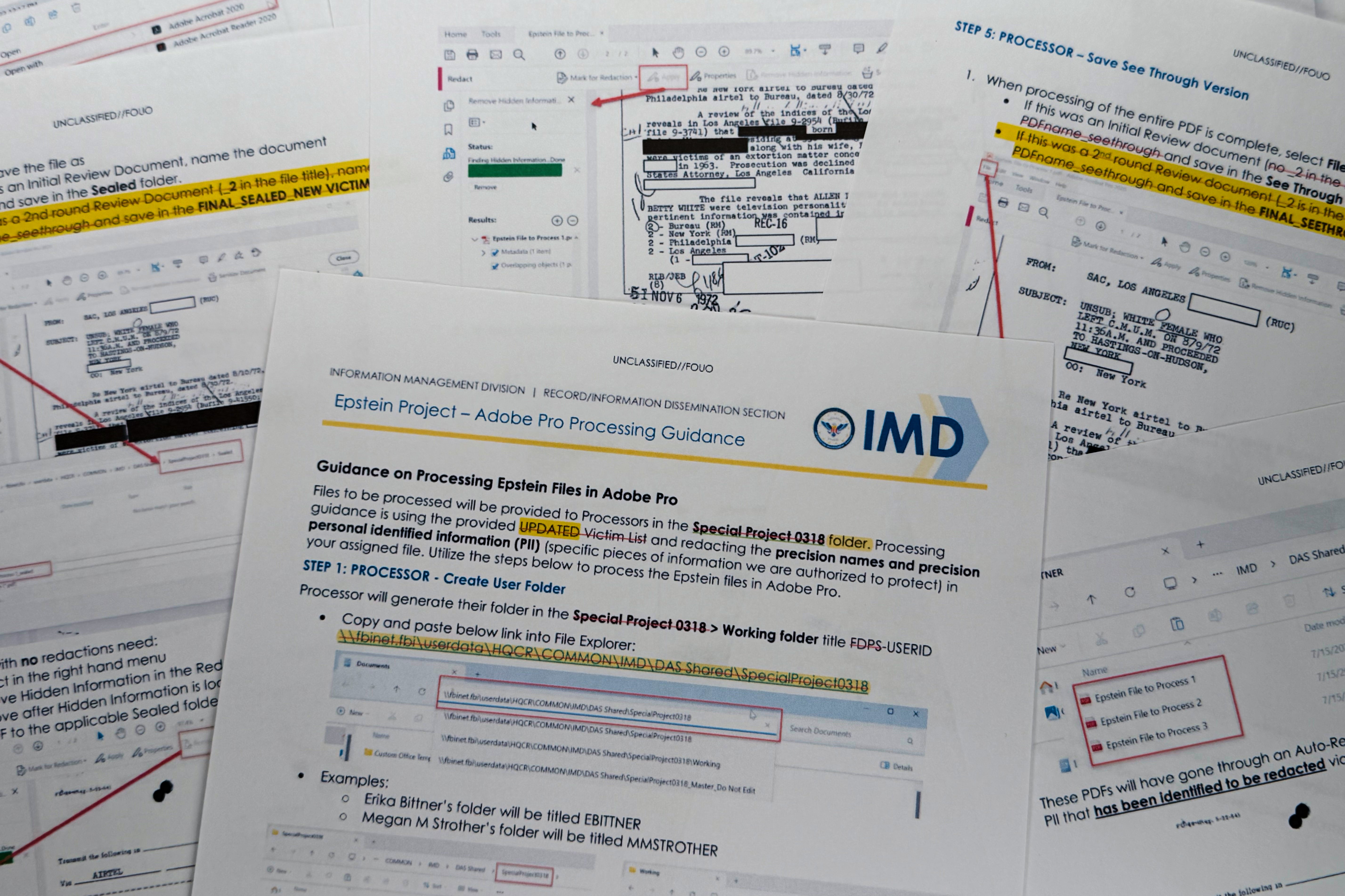 Justice Department Jeffrey Epstein