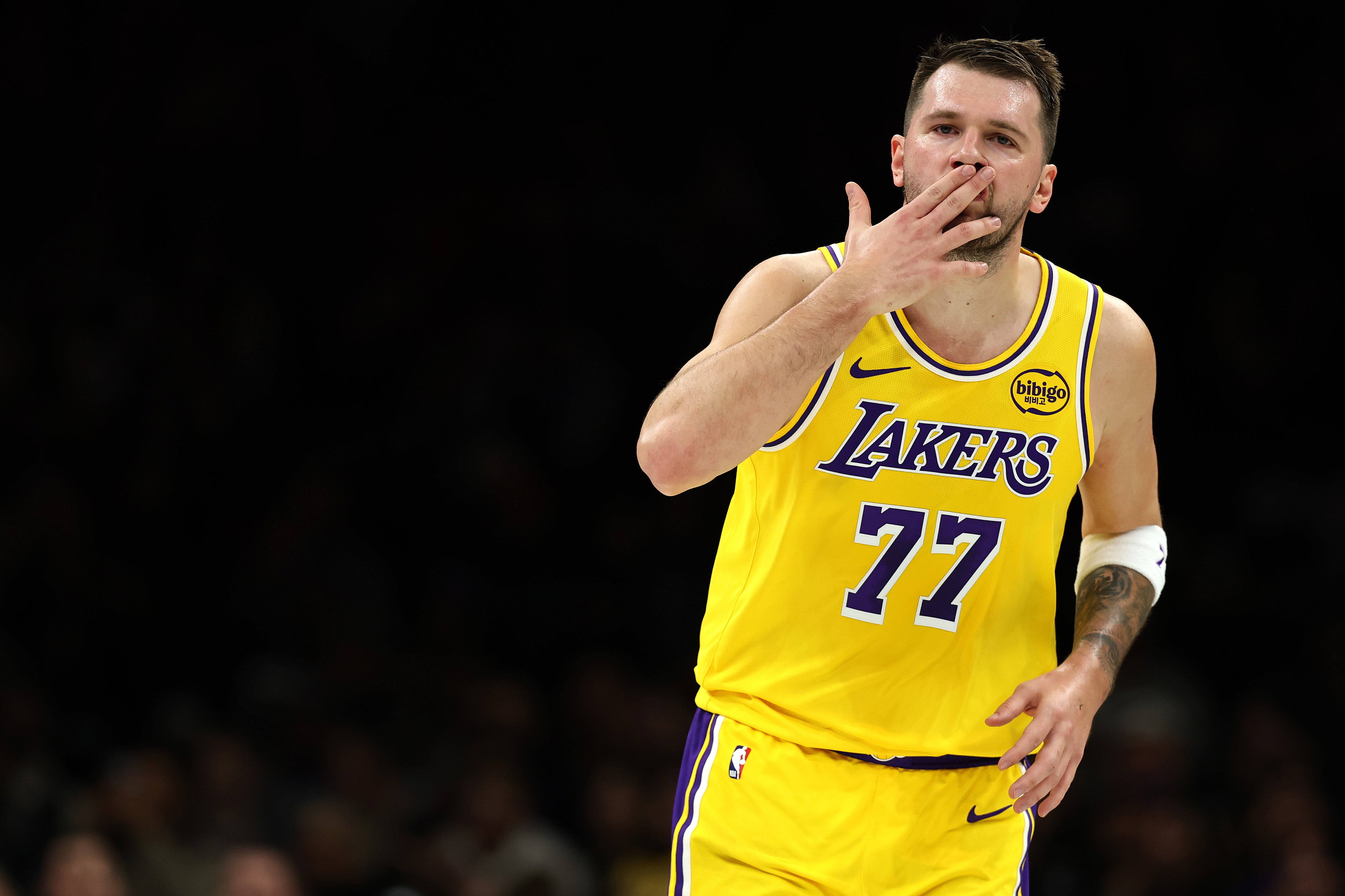 James' heroics ensured the Lakers did not miss the injured Luka Doncic