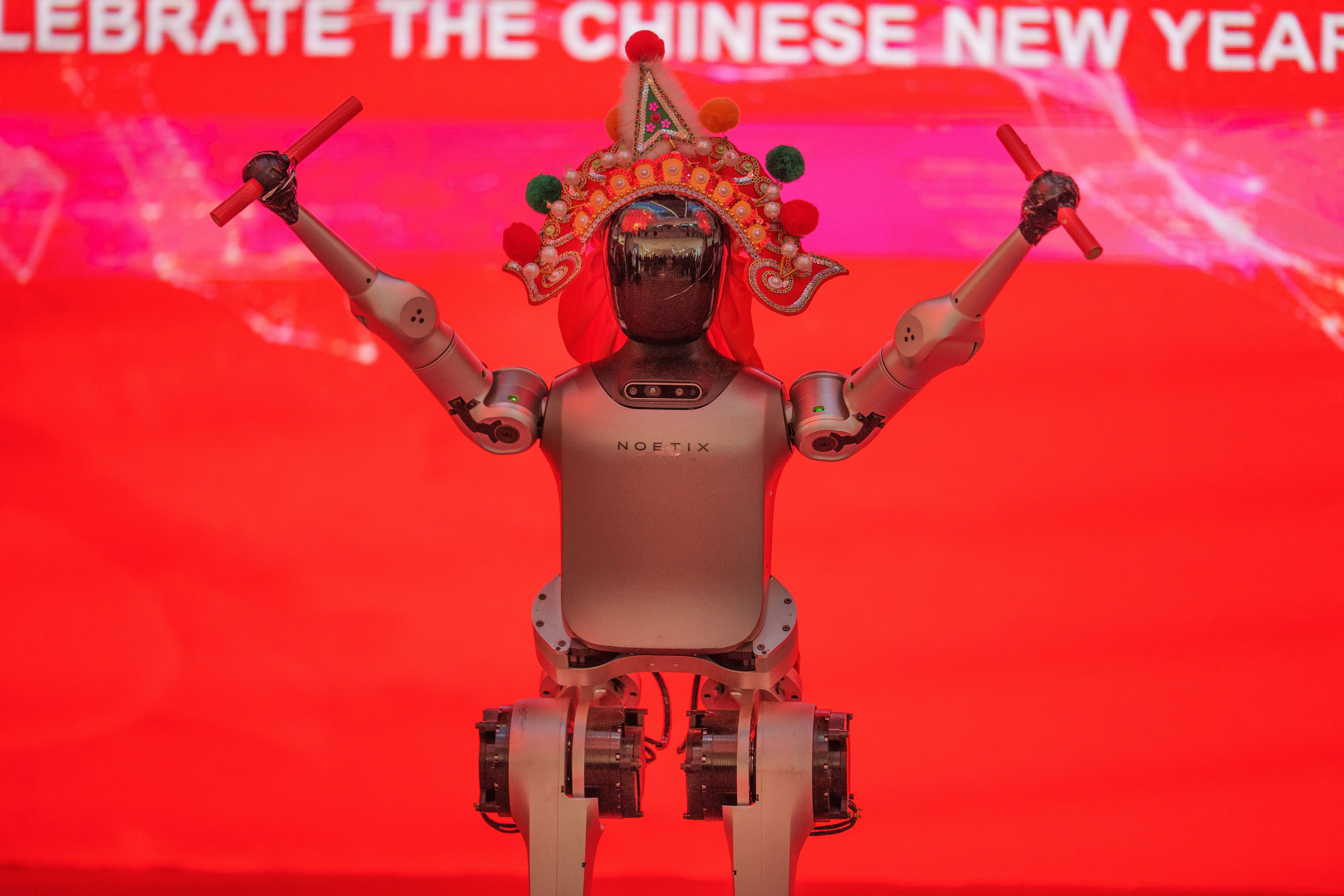 China Lunar New Year Robots