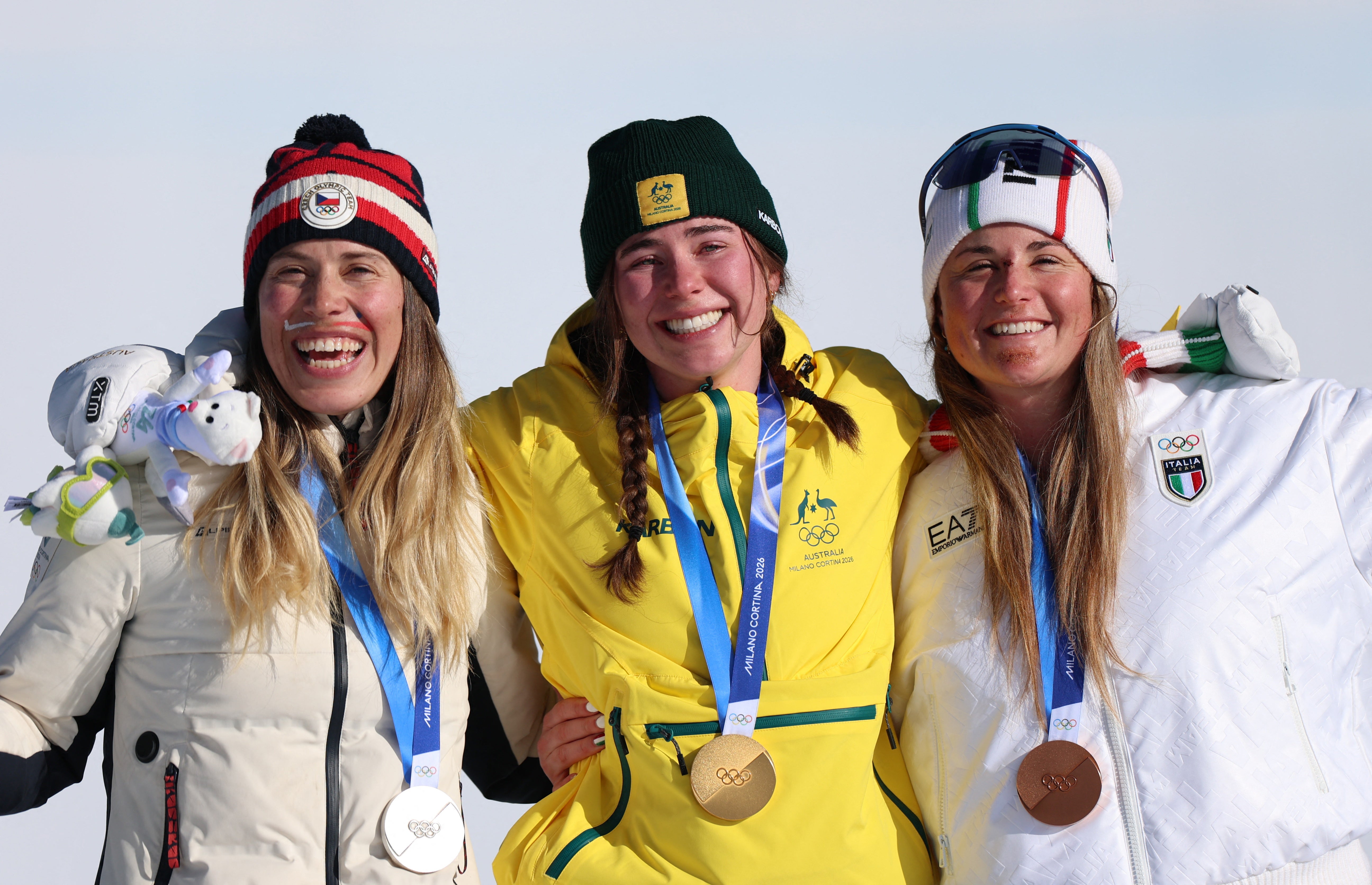 Josie Baff took gold from Eva Adamczykova and Michela Moioli