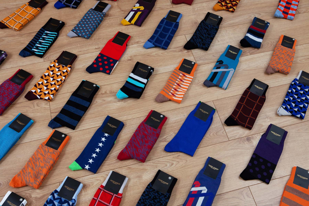 The sock experts have recently branched out with a new collection of silk ties