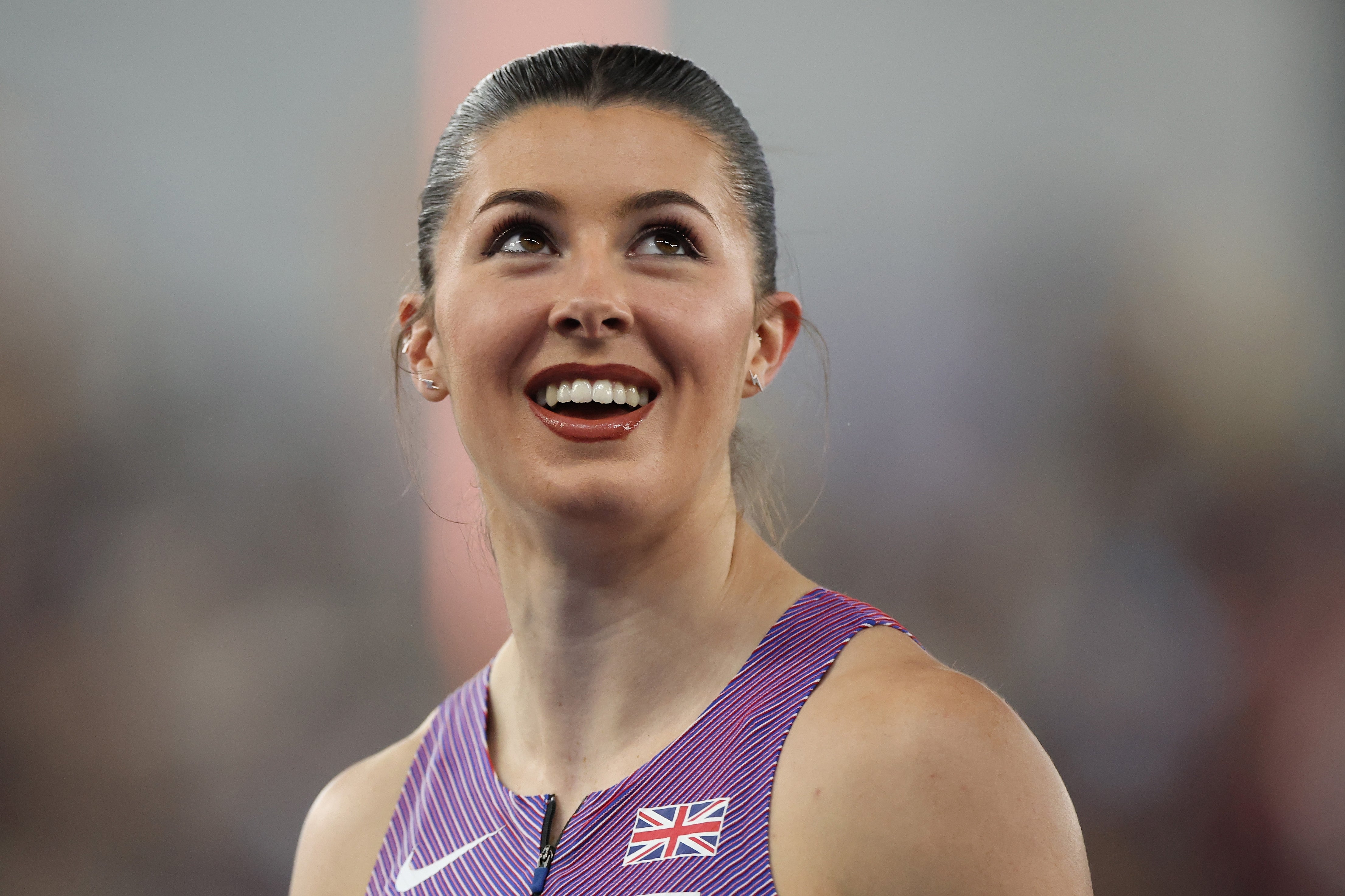 Amy Hunt is back in action after her superb silver in Tokyo last summer