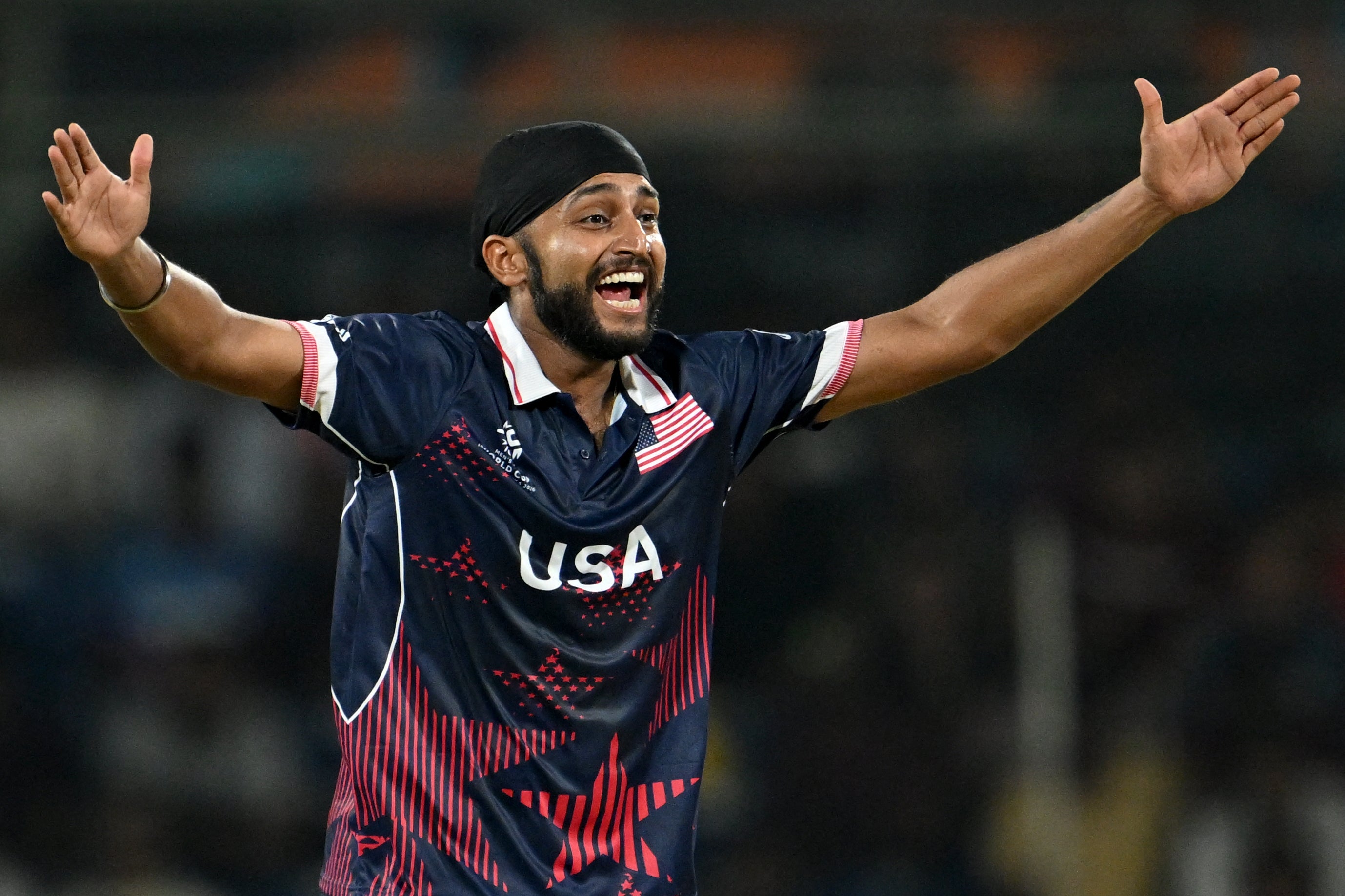 Harmeet Singh took four wickets in a dominant USA win