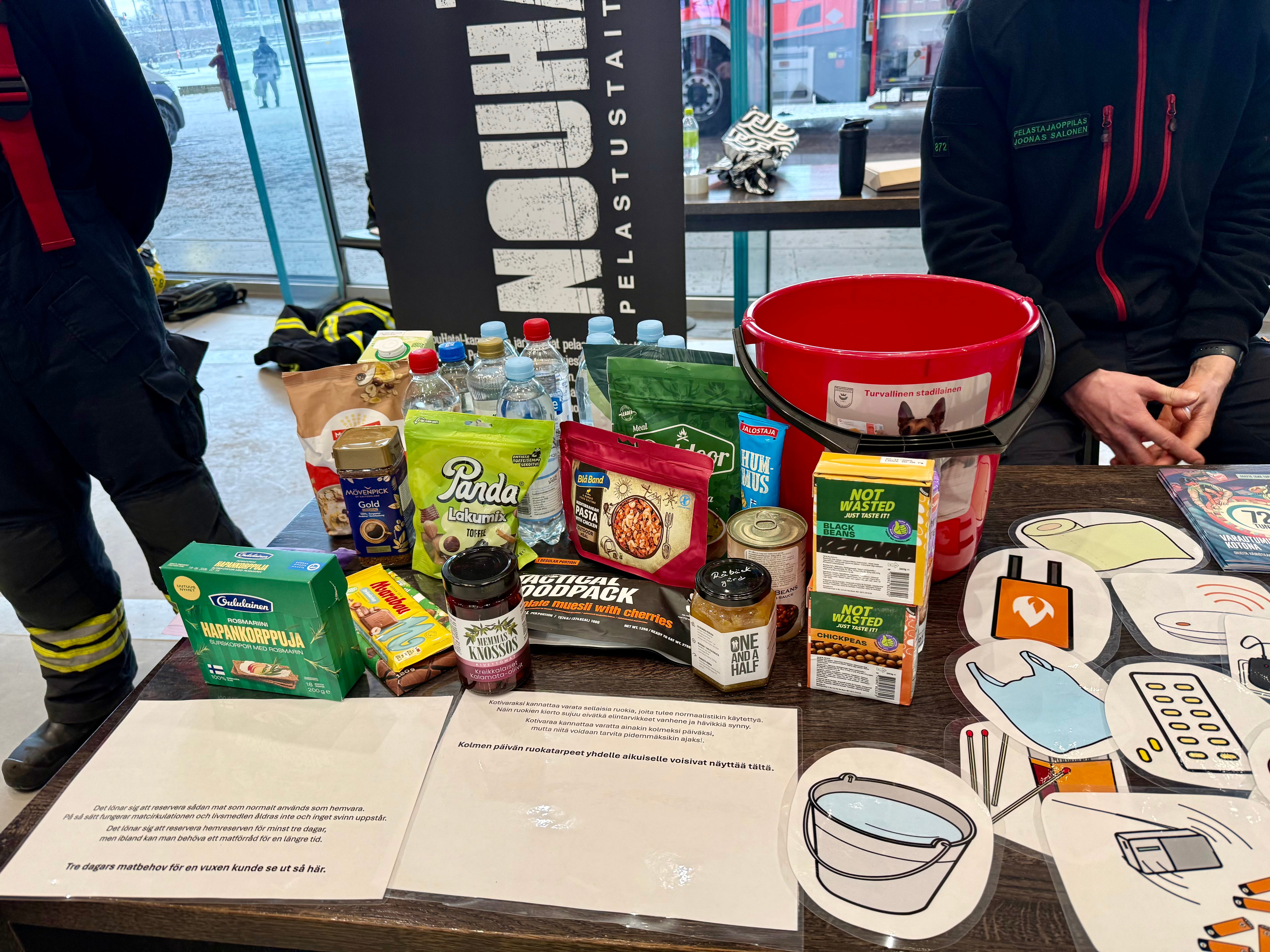 The 72-hours concept is well-known across Finland and details the level of home preparedness expected