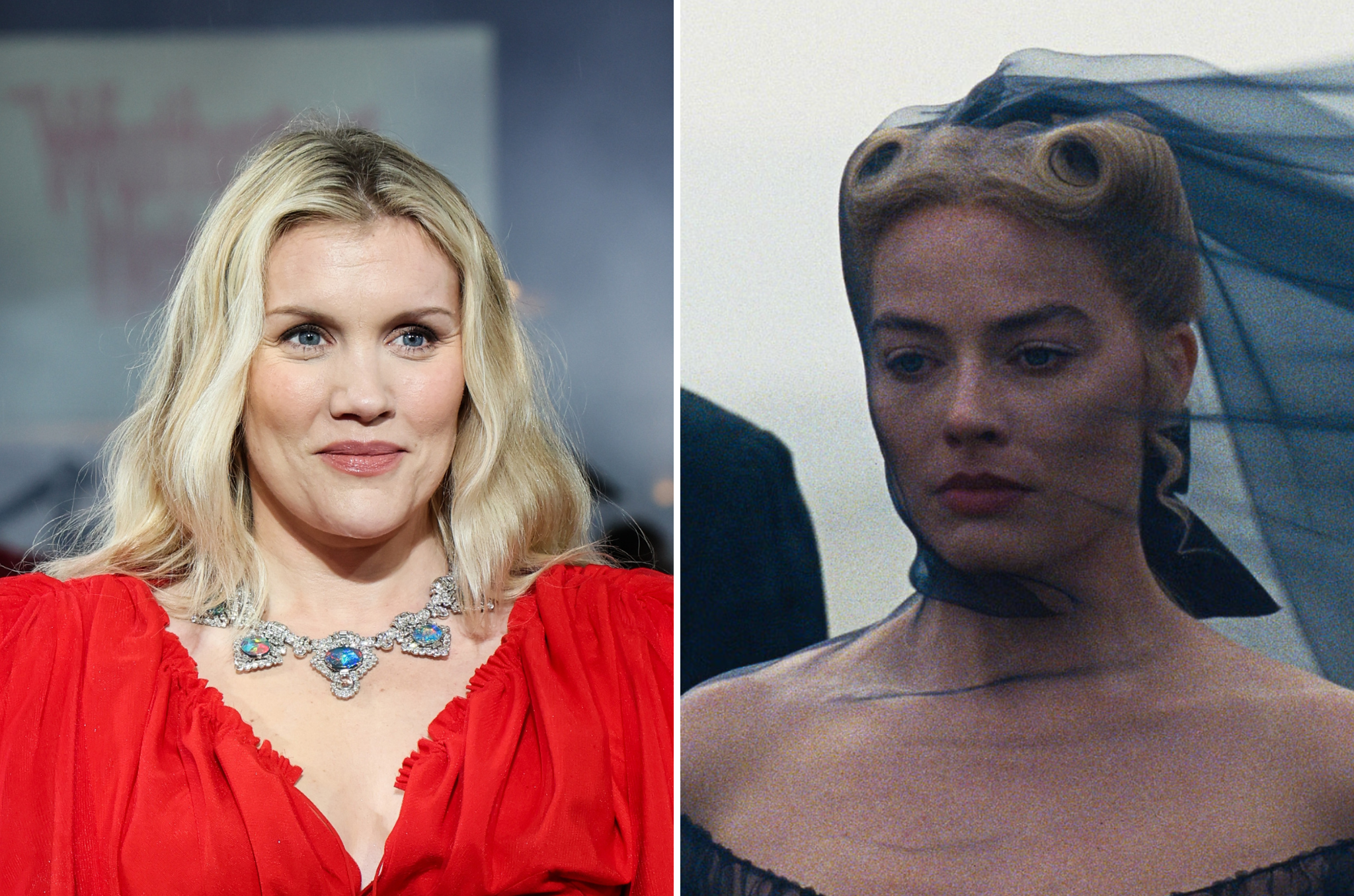 <p>Margot Robbie (right) co-leads director Emerald Fennell's (left) new adaptation of 'Wuthering Heights'</p>