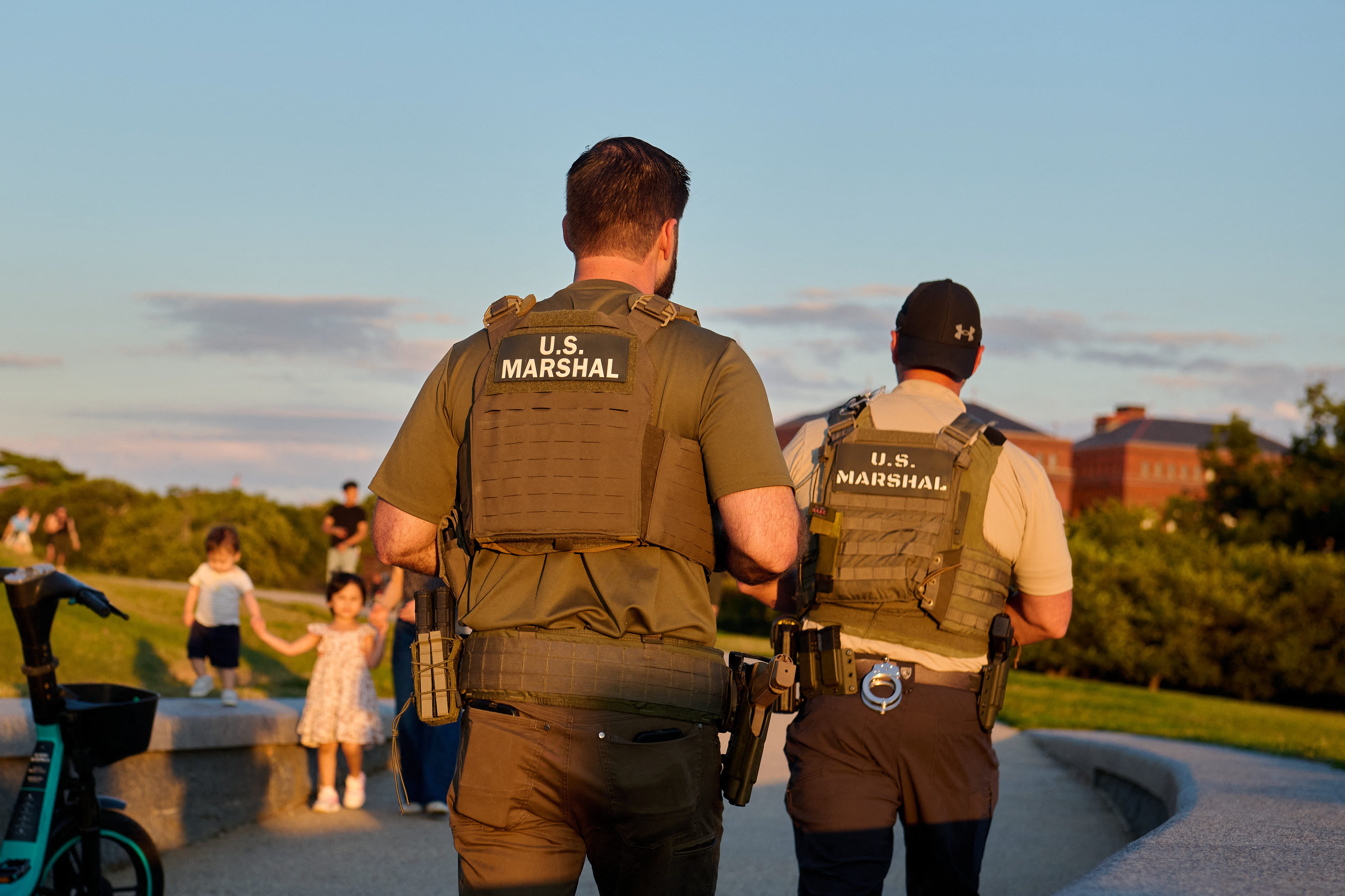 A person familiar with the matter told Reuters that Vought has more than a dozen Marshals protecting him