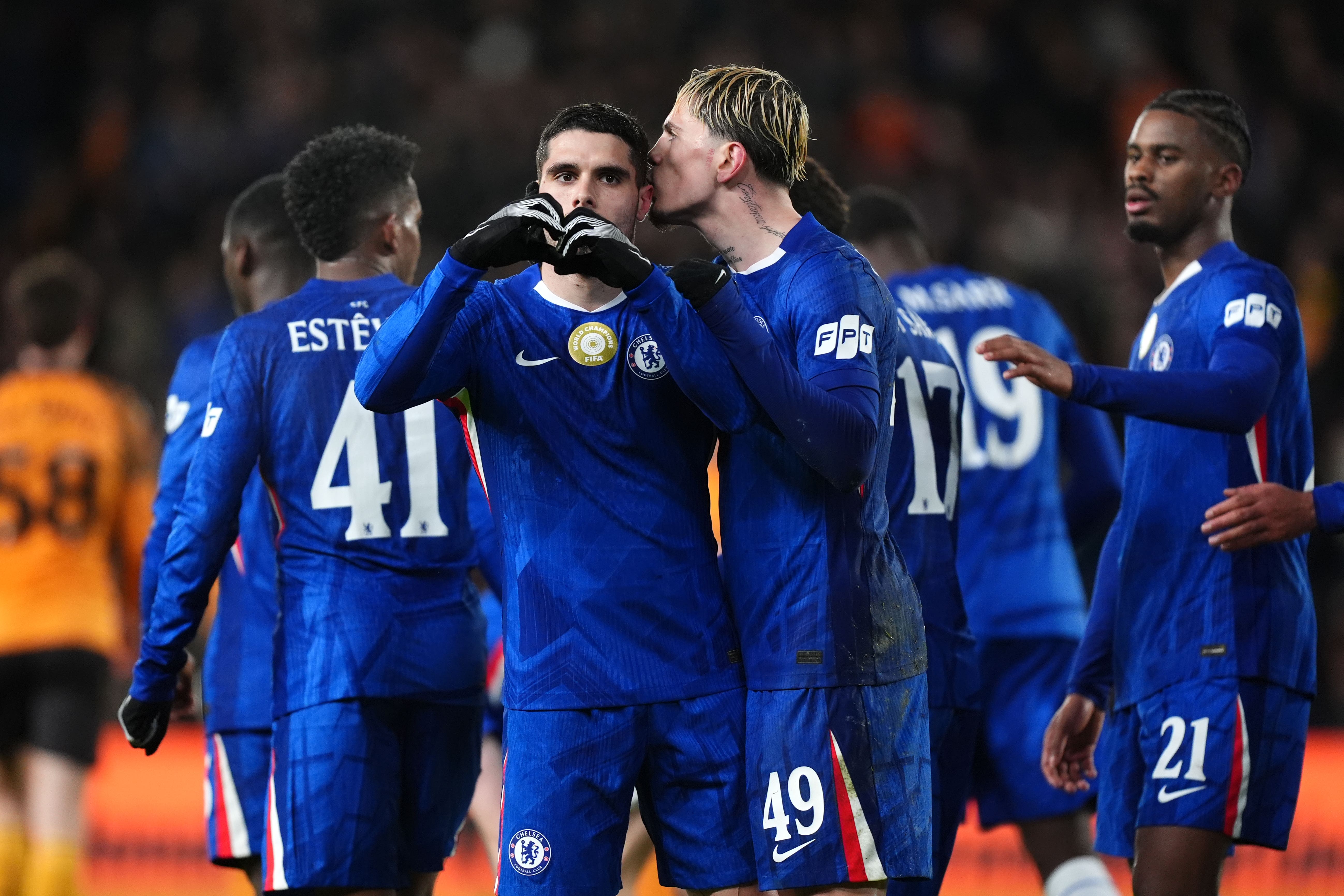 Pedro Neto (left) scored a hat-trick for Chelsea at Hull