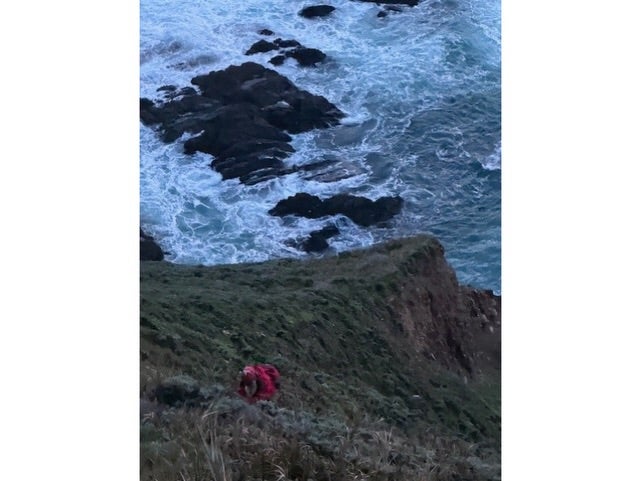 Rescue efforts were hampered by strong winds