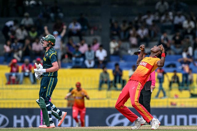 <p>Zimbabwe stunned Australia to at the T20 World Cup</p>