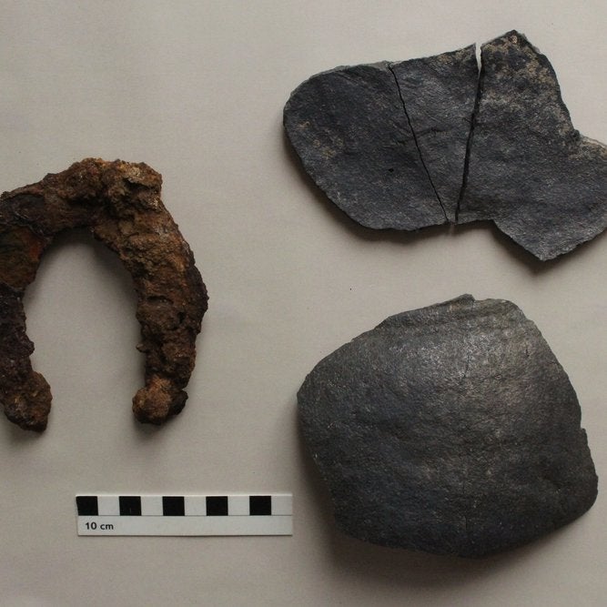 Artefacts found in tunnel
