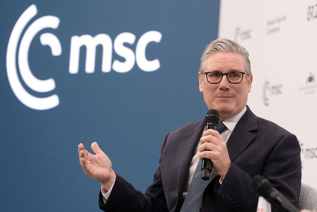 <p>Keir Starmer at the Munich Security Conference announced that British warships are set to patrol the Arctic</p>