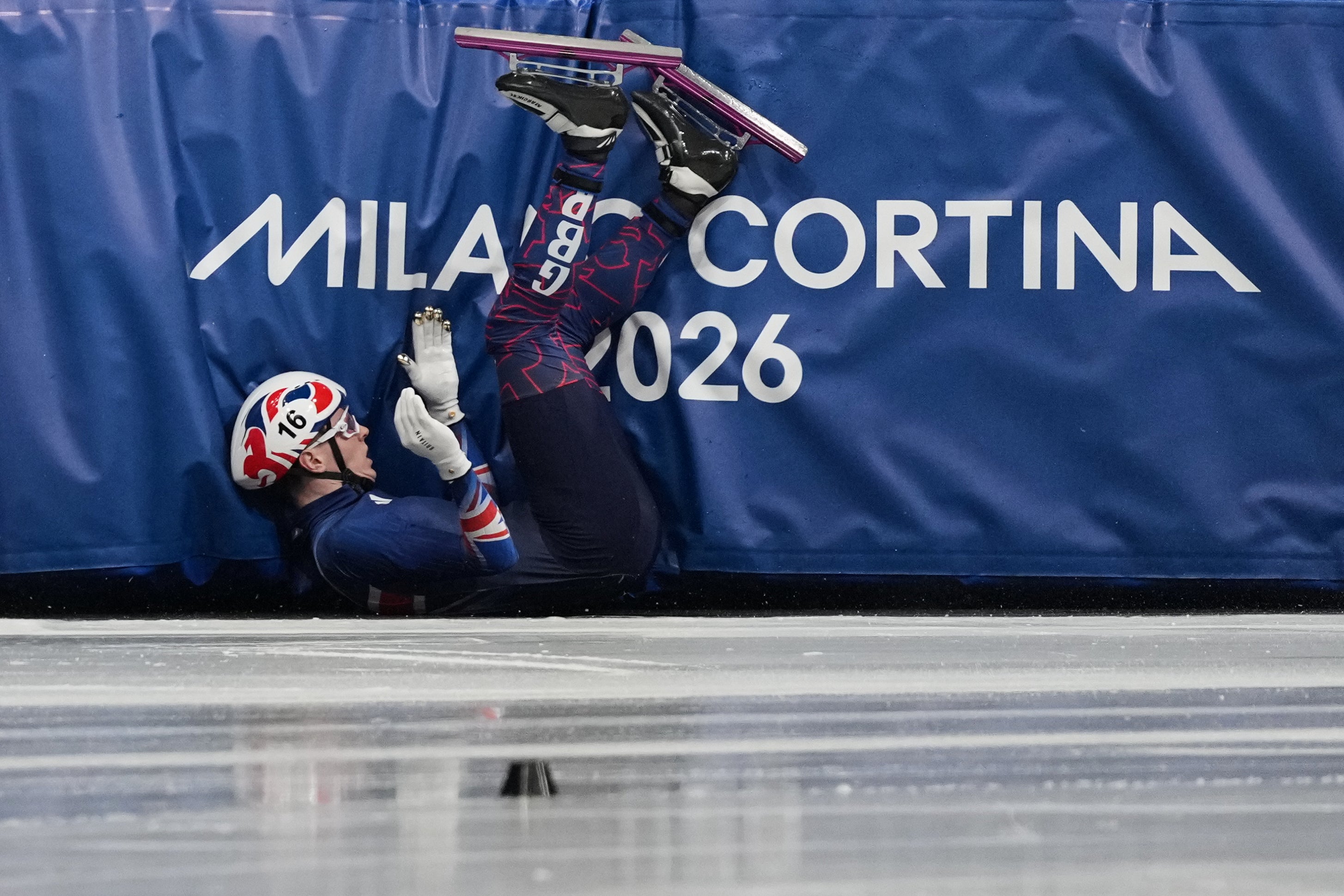 Niall Treacy was GB’s lone short track speed skater at the Games