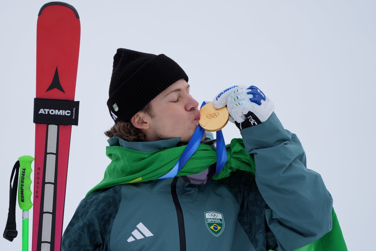 Brazilian skier wins shock gold to make Winter Olympics history as first ever South American medallist