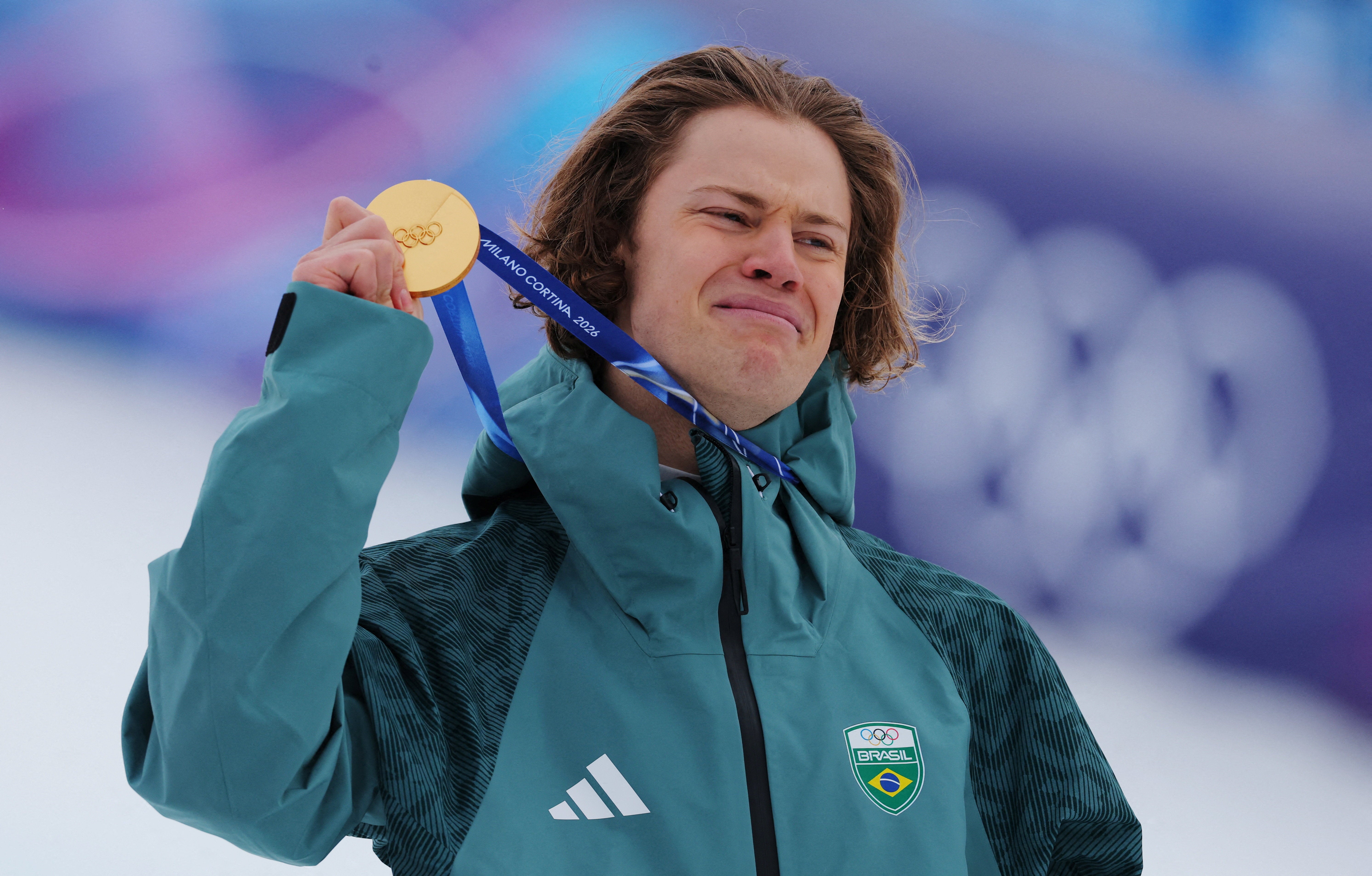 Lucas Pinheiro Braathen became the first ever Winter Olympic medallist from South America by winning giant slalom gold