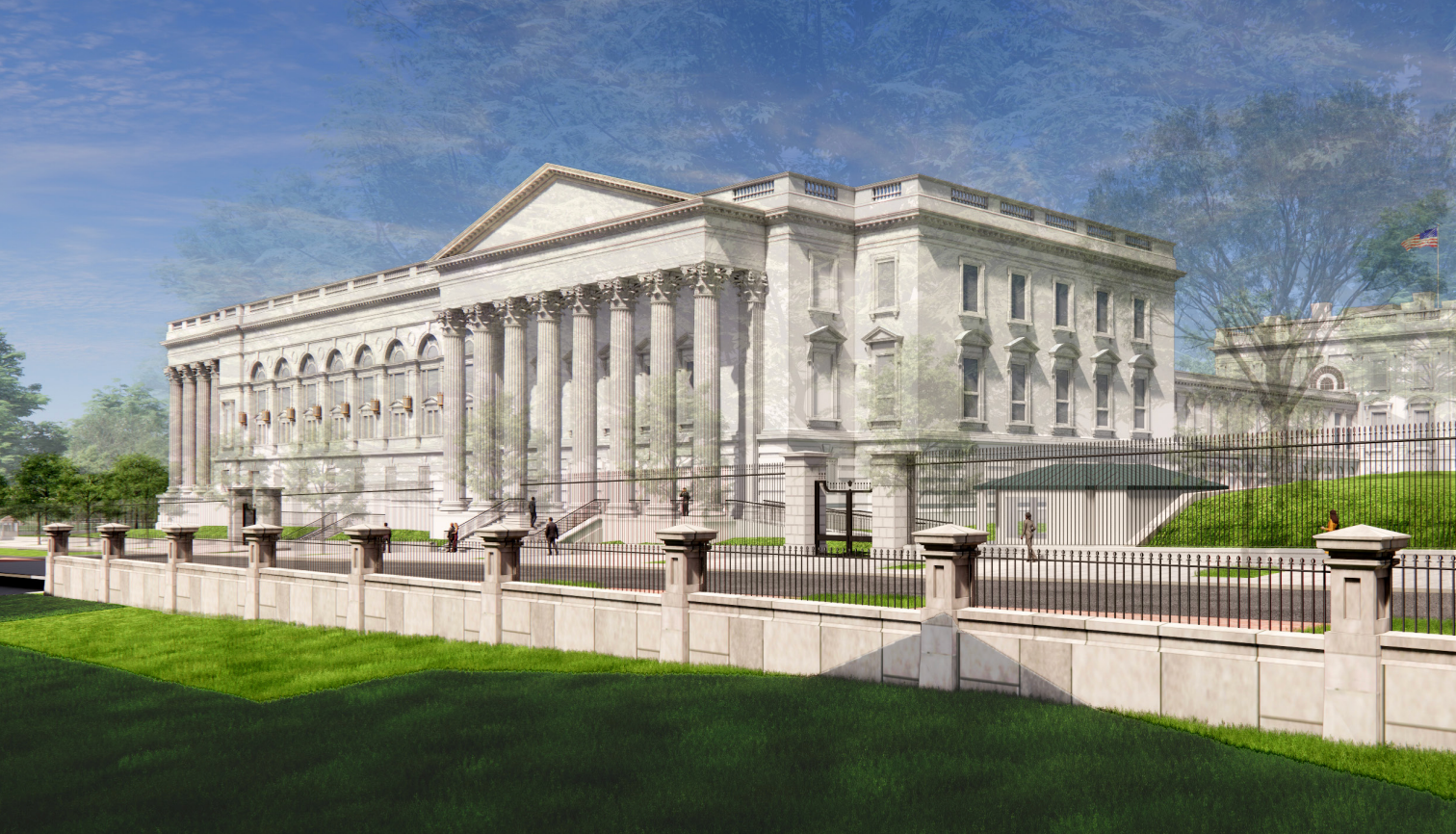 The White House has submitted the most detailed plans yet for Donald Trump’s lavish $400 million ballroom project