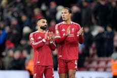 Virgil van Dijk responds to questions over Mohamed Salah’s Liverpool future